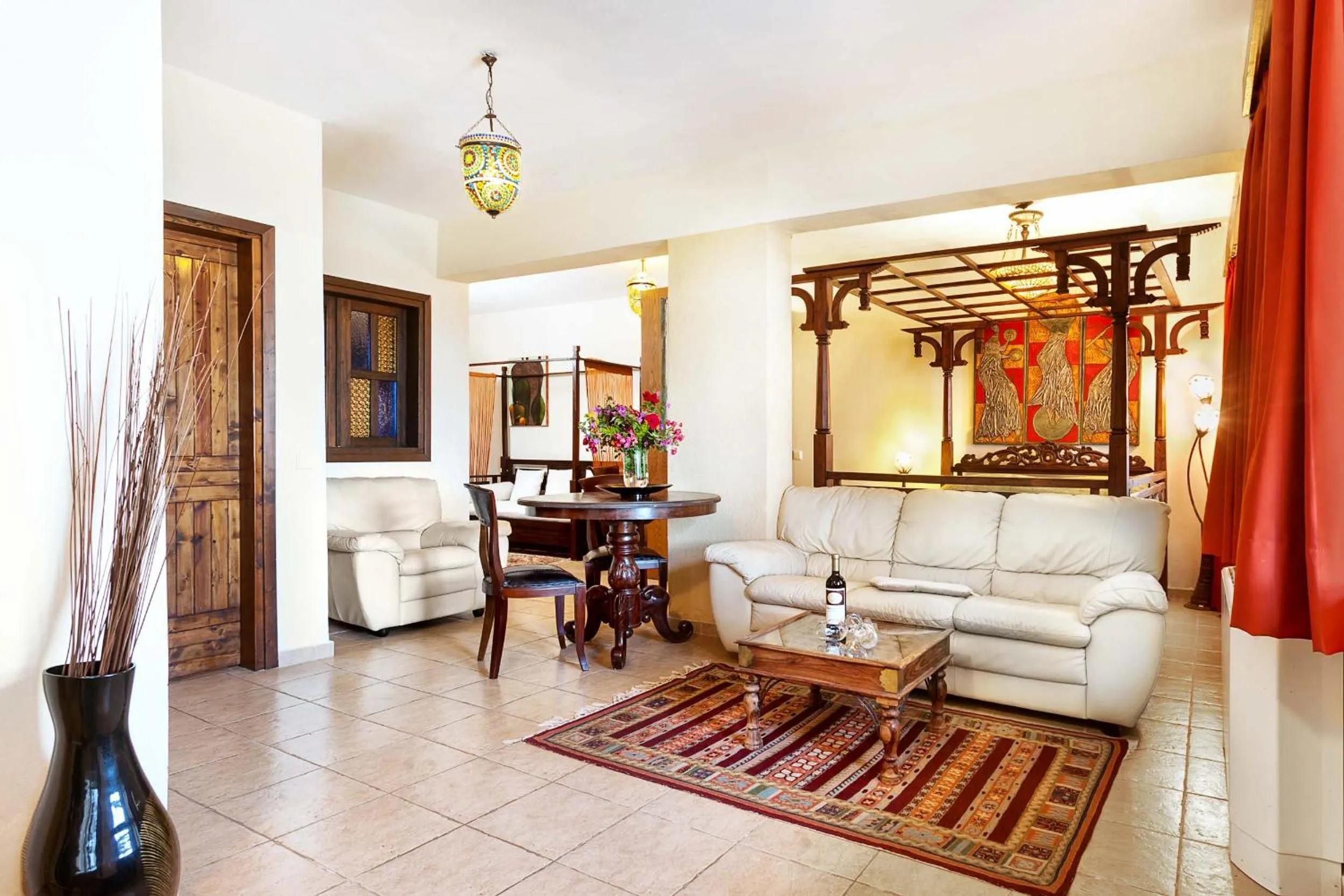 Living room in Akritas Ef Zin Villas & Suites