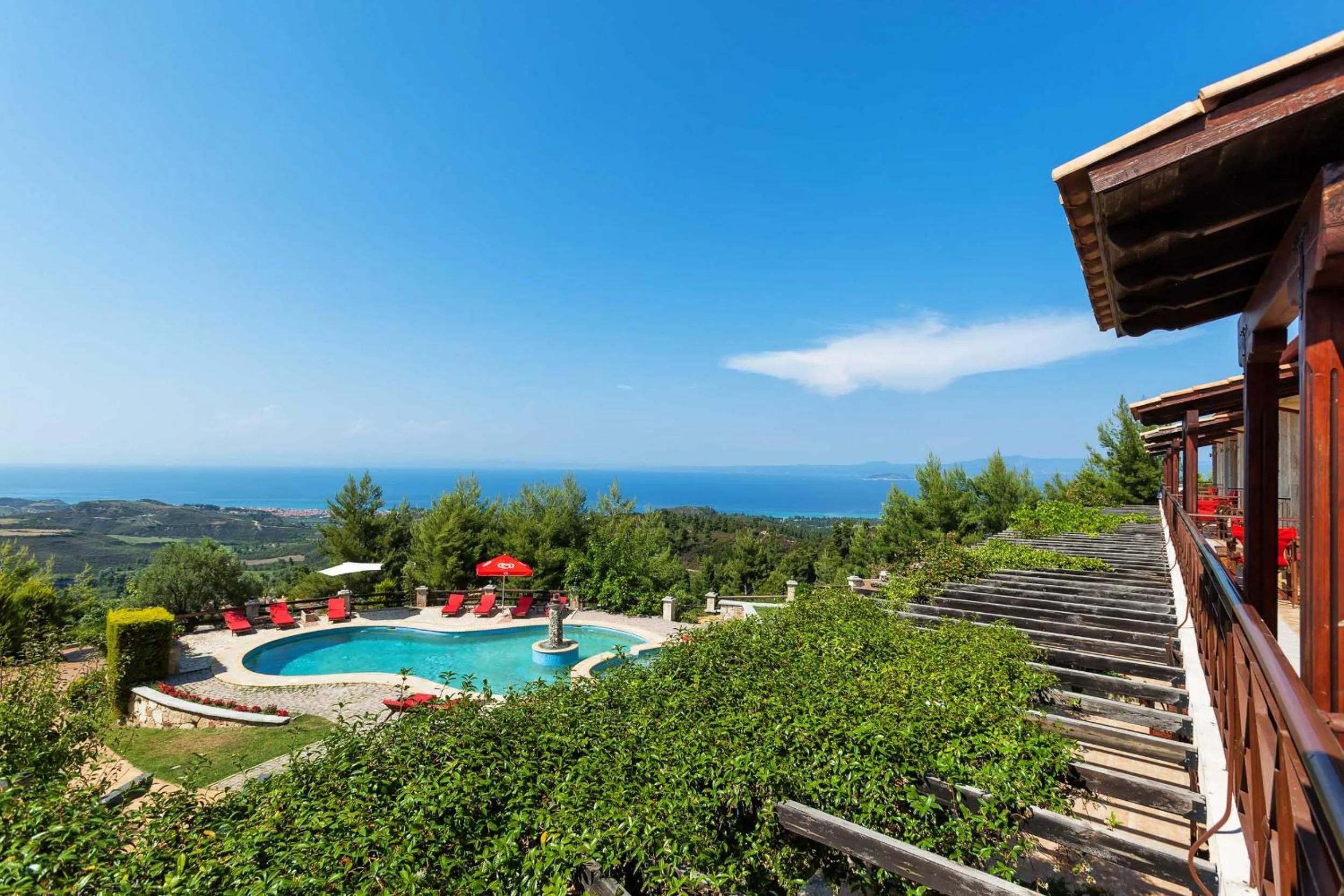 Balcony/Terrace in Akritas Ef Zin Villas & Suites