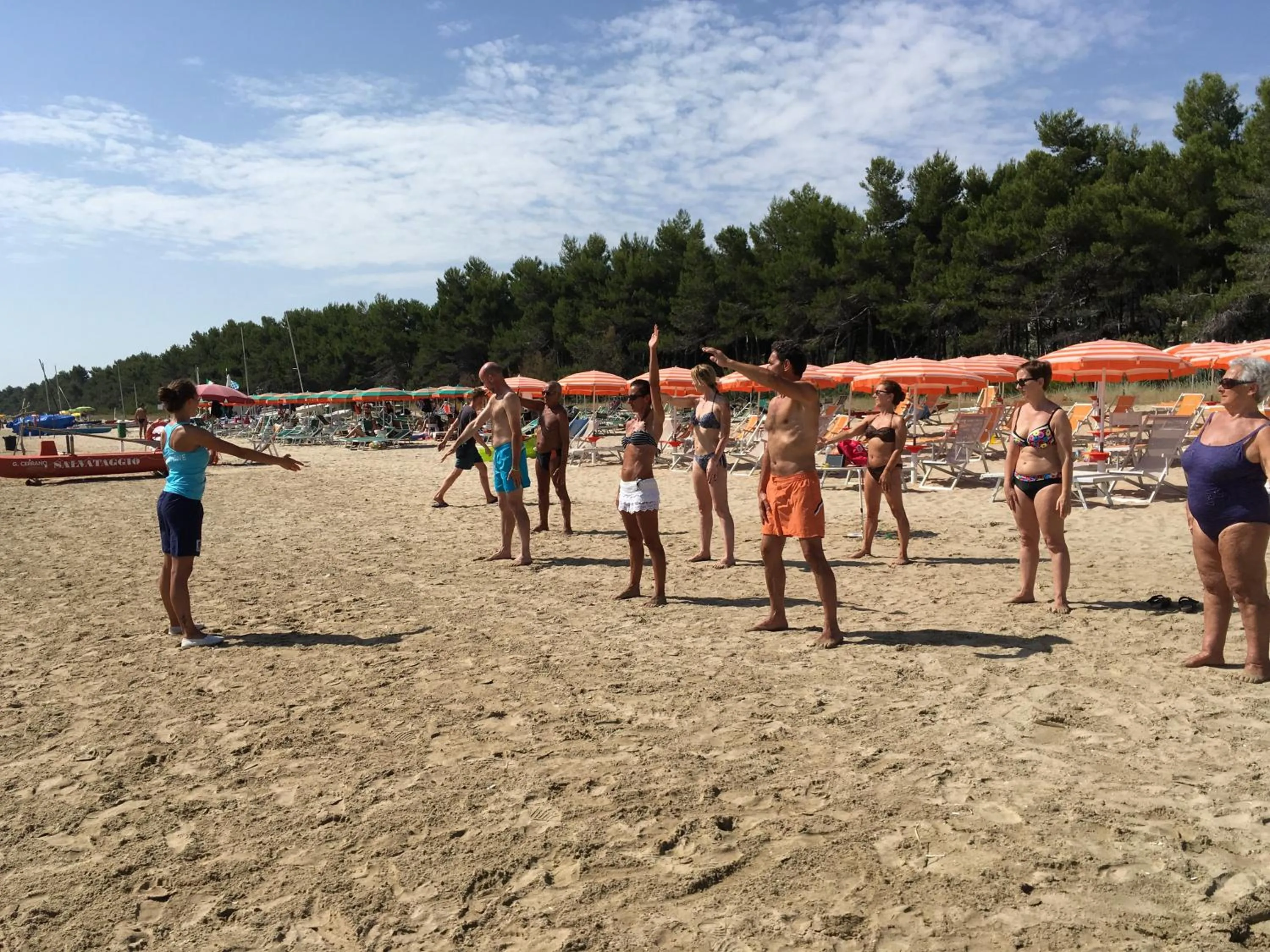 People in Pineto Resort