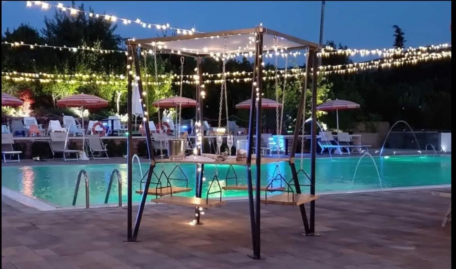 Swimming pool in Pineto Resort