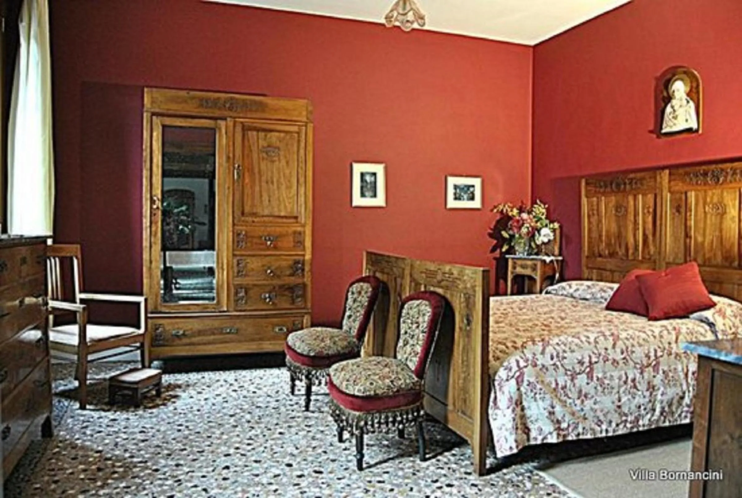 Bedroom, Bed in B&b Villa Bornancini