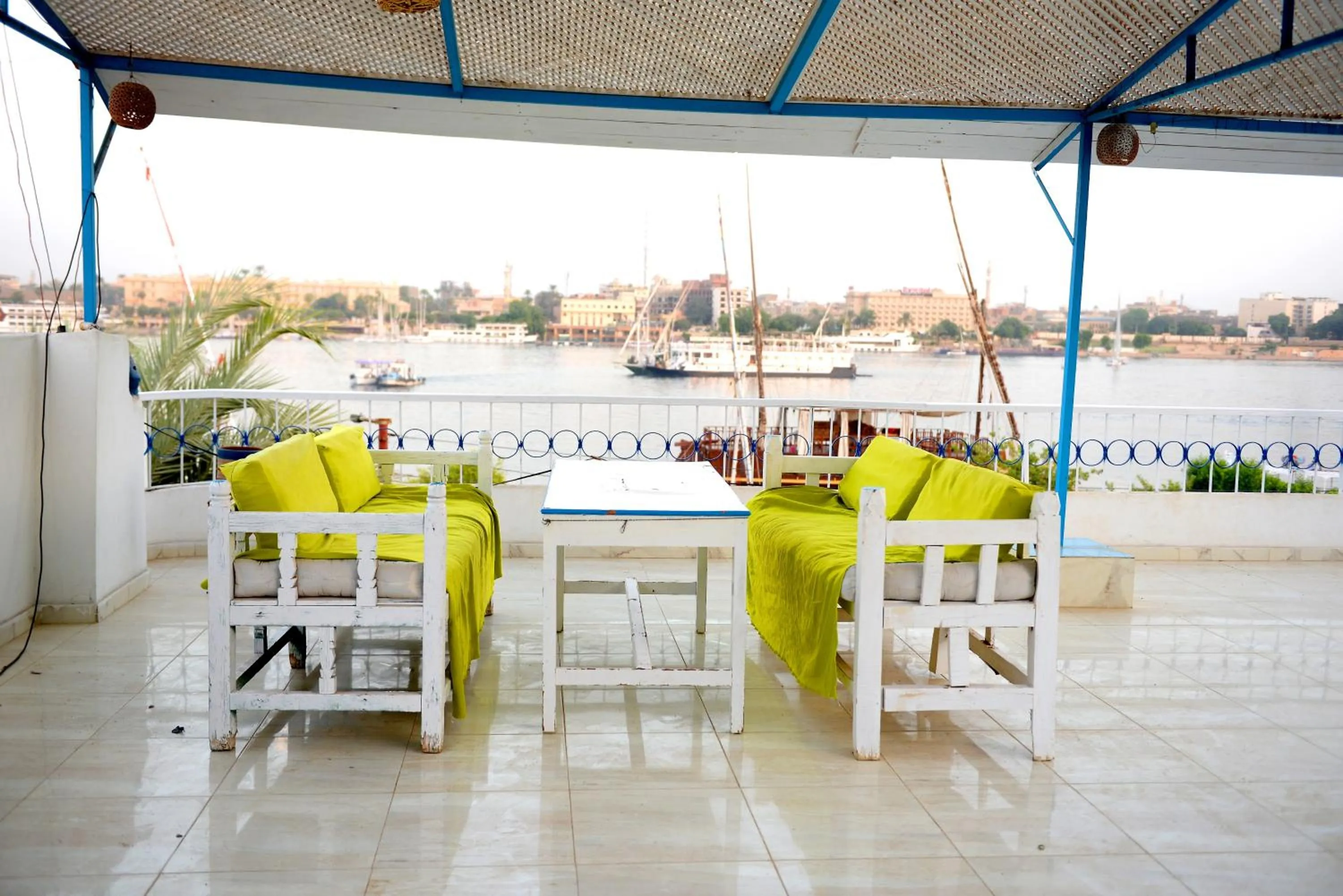 Patio in Luxor Guest House