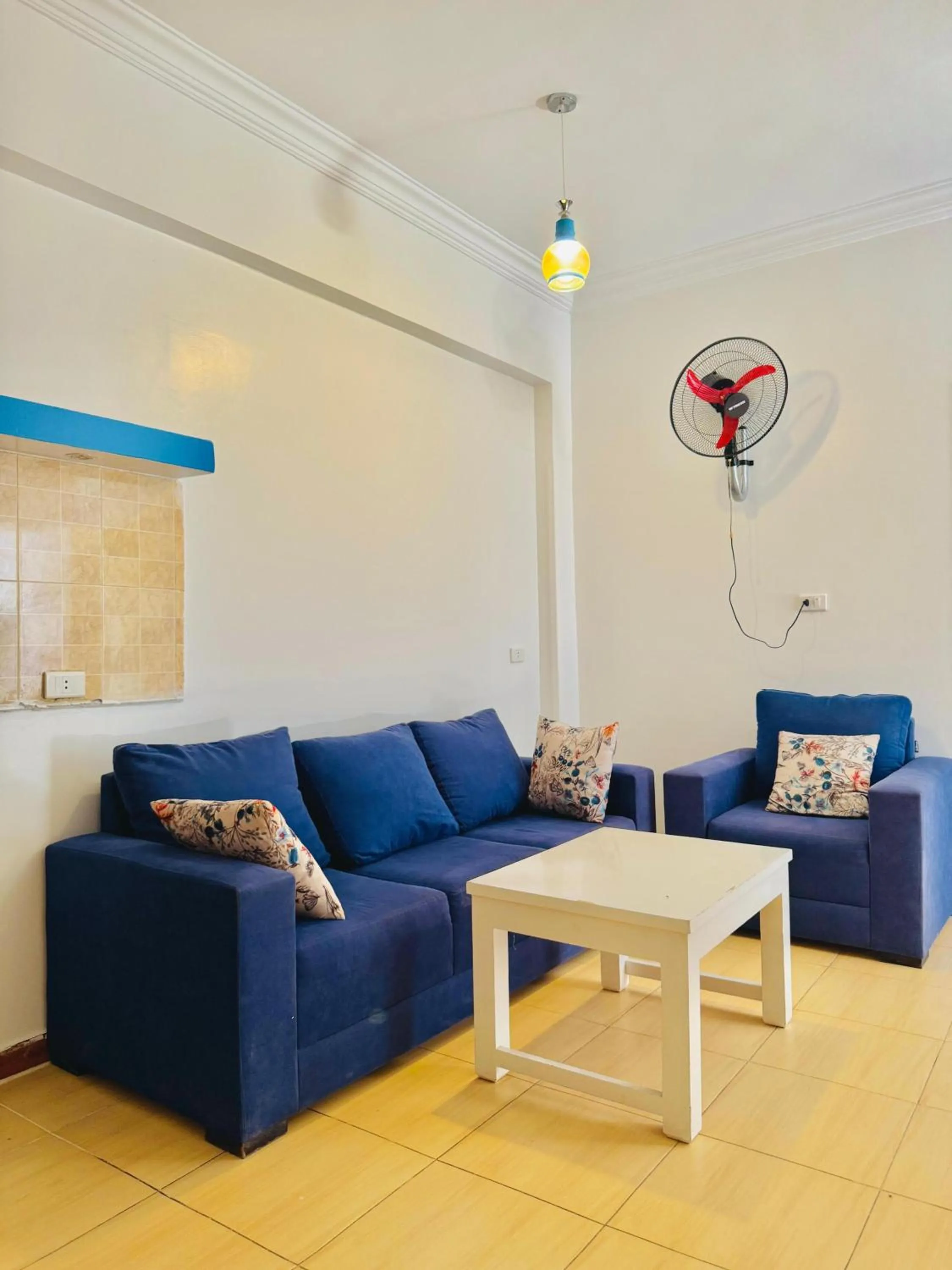 Living room in Luxor Guest House