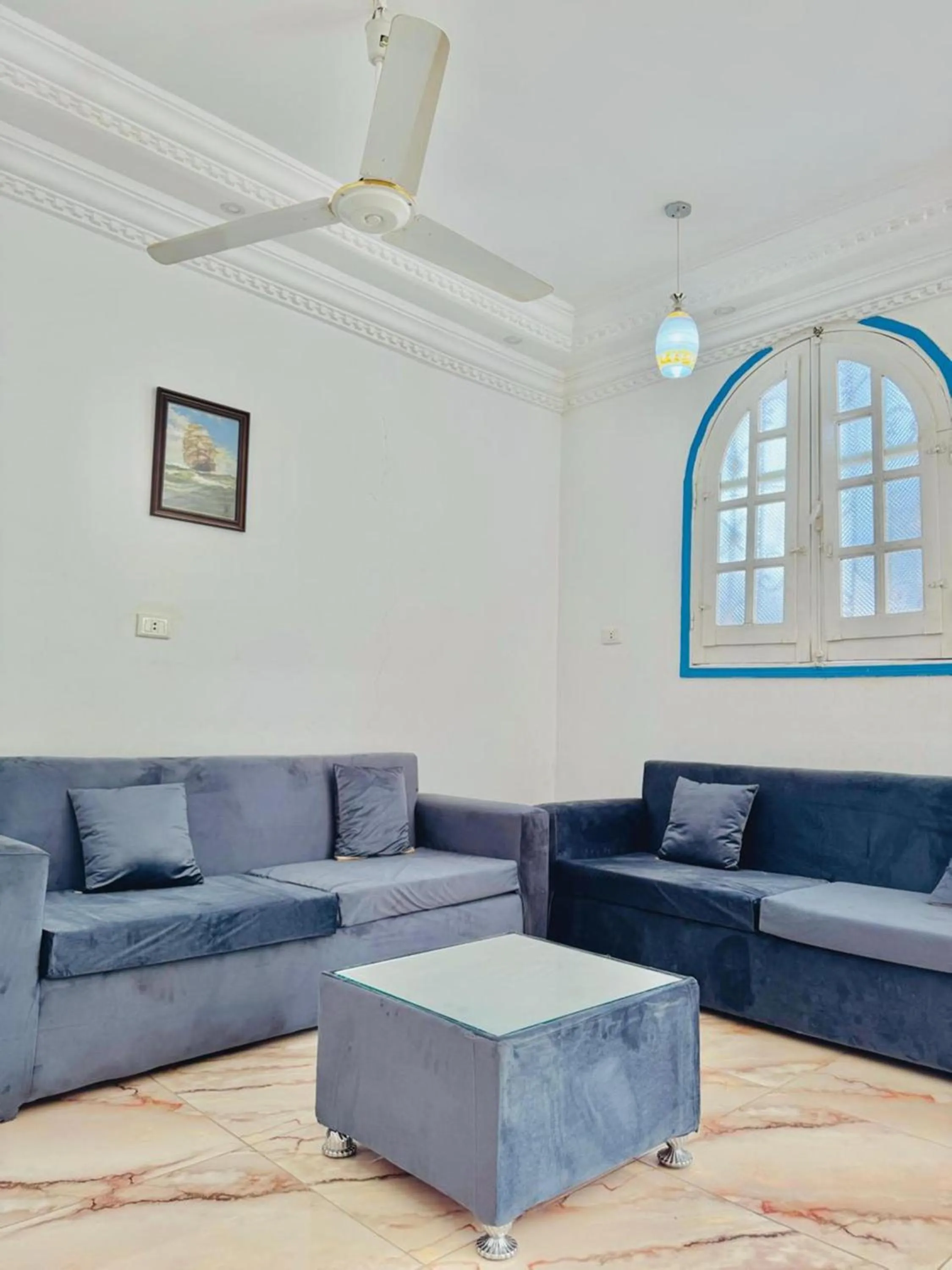 Living room in Luxor Guest House