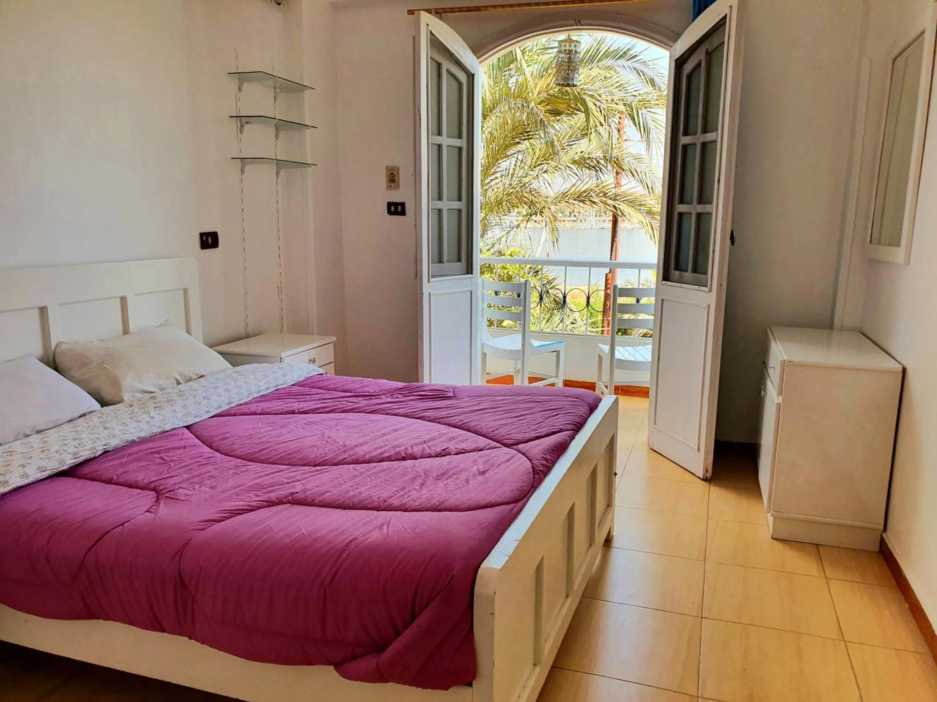 Bed in Luxor Guest House