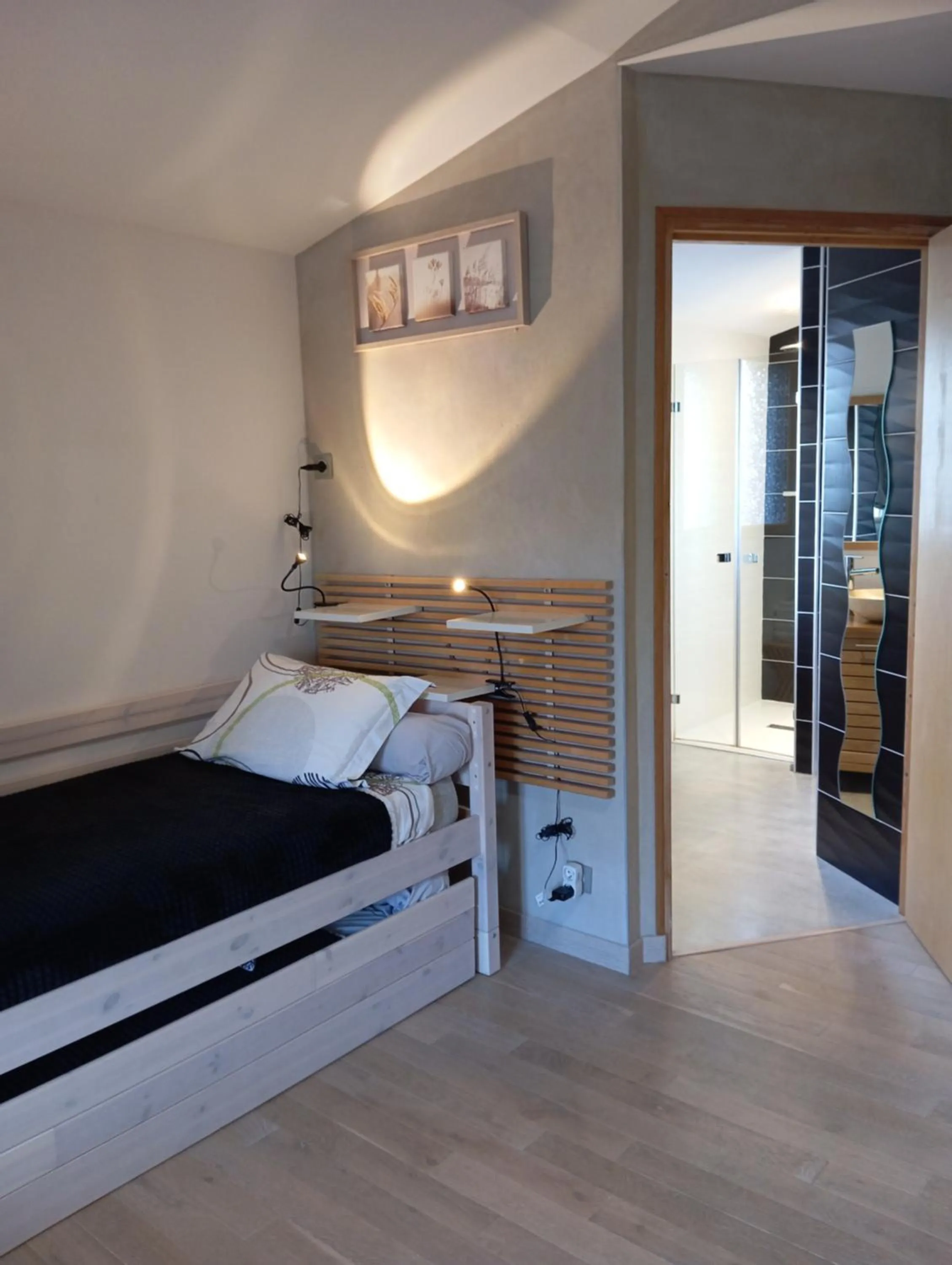 Bedroom, Bed in Homgaïa chambres d'hôtes