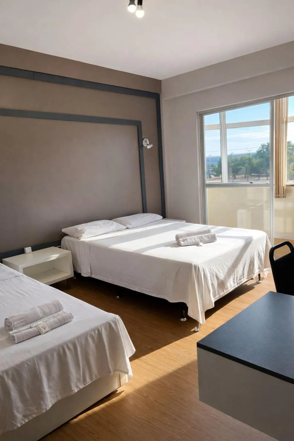 Bed in Hotel Nossa Casa