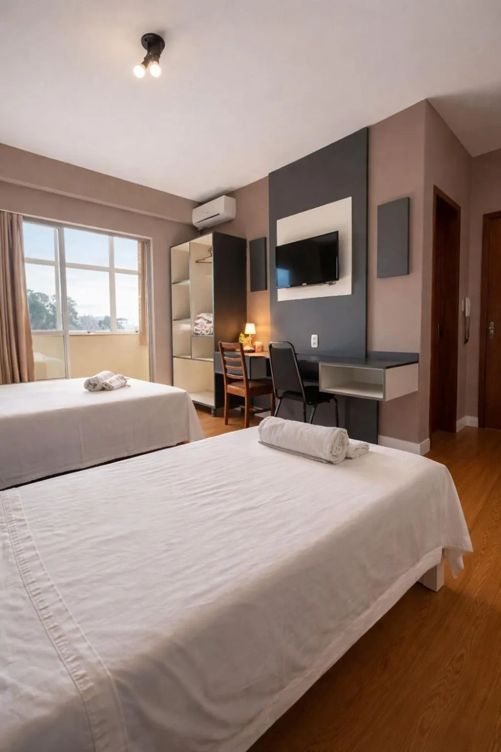 Bed in Hotel Nossa Casa