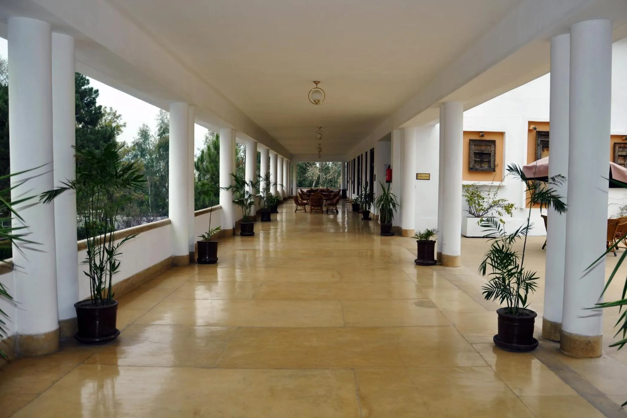 Balcony/Terrace in Swat Serena Hotel
