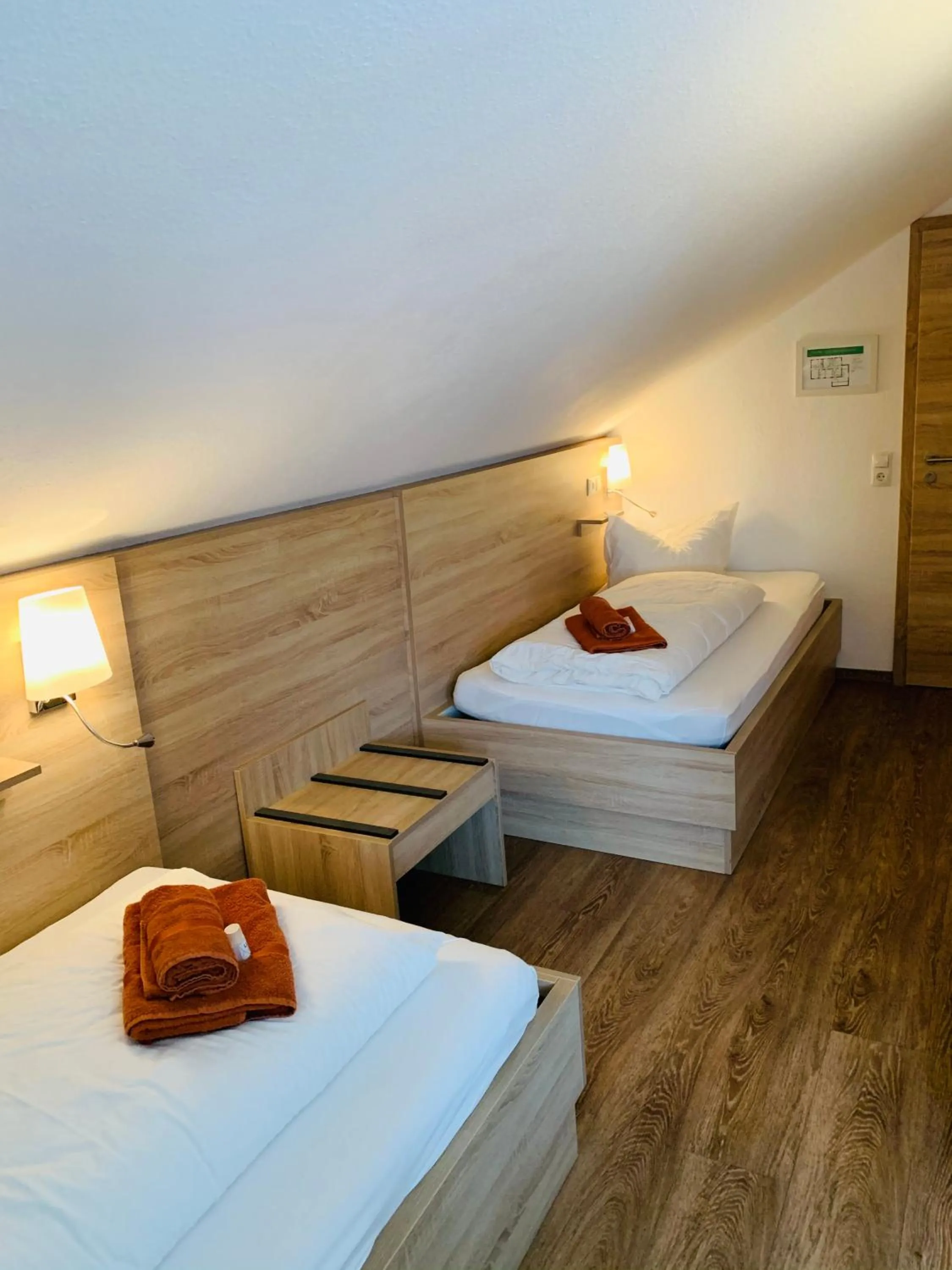 Photo of the whole room, Bed in Gasthof Zum Hobel