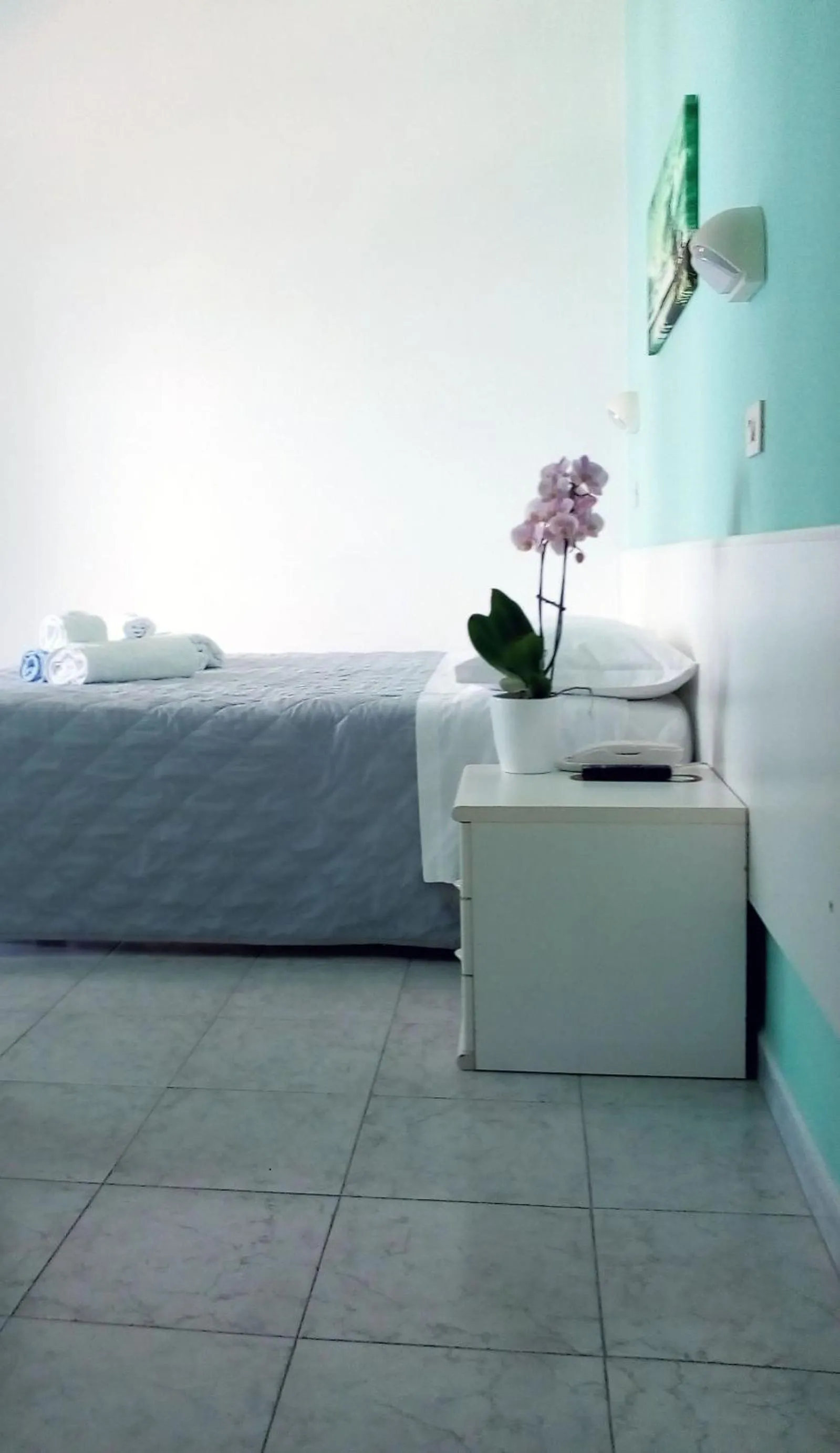 Bed in Hotel Rosalba