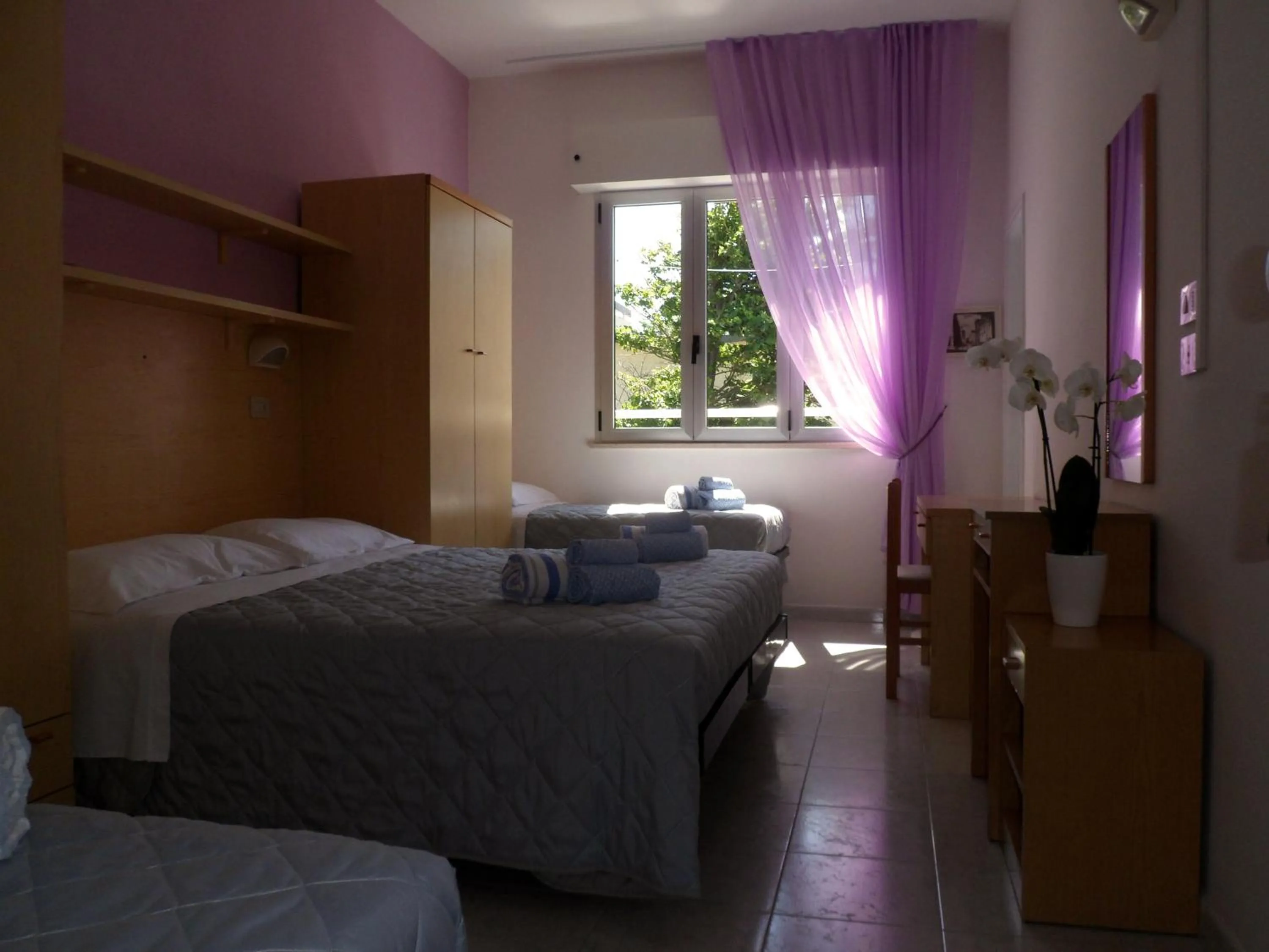 Bed in Hotel Rosalba