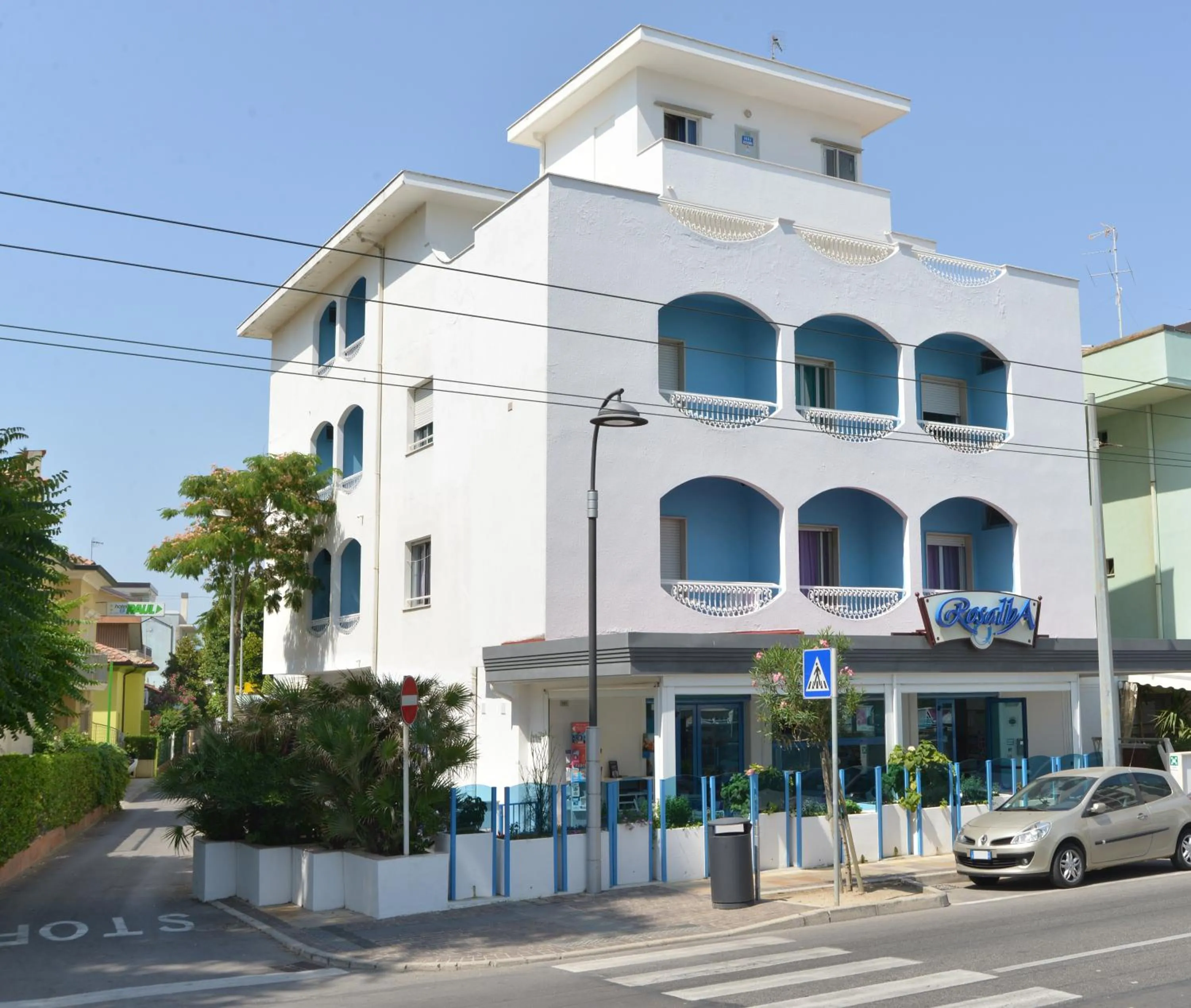 Facade/entrance in Hotel Rosalba