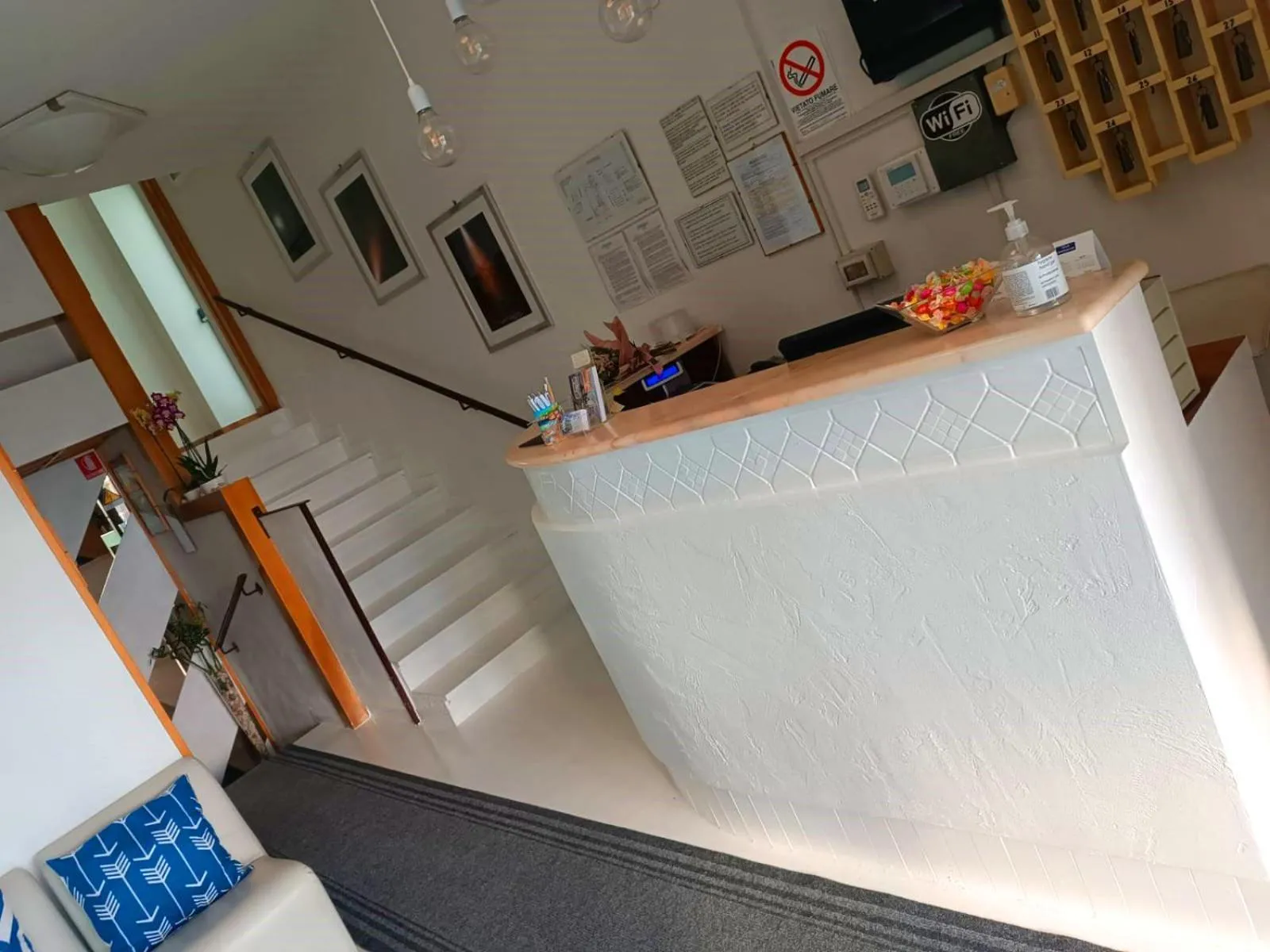 Lobby or reception in Hotel Rosalba
