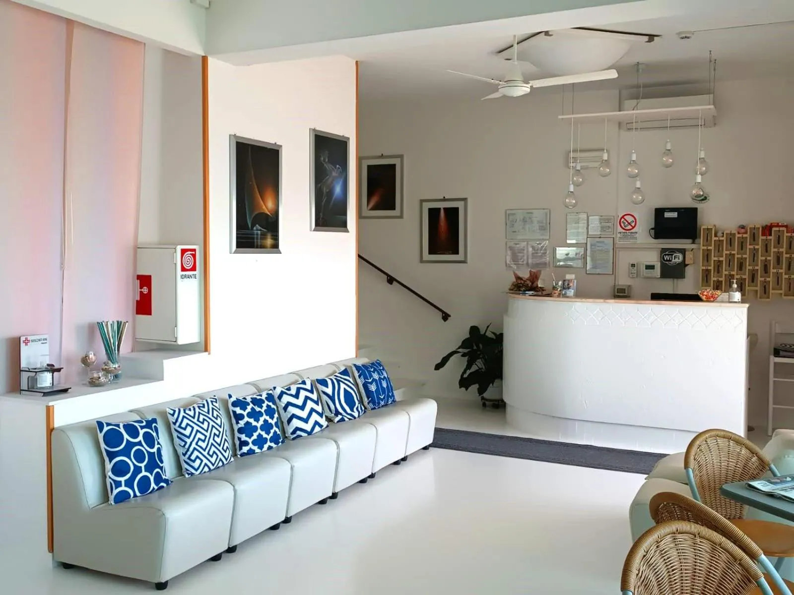 Communal lounge/ TV room in Hotel Rosalba