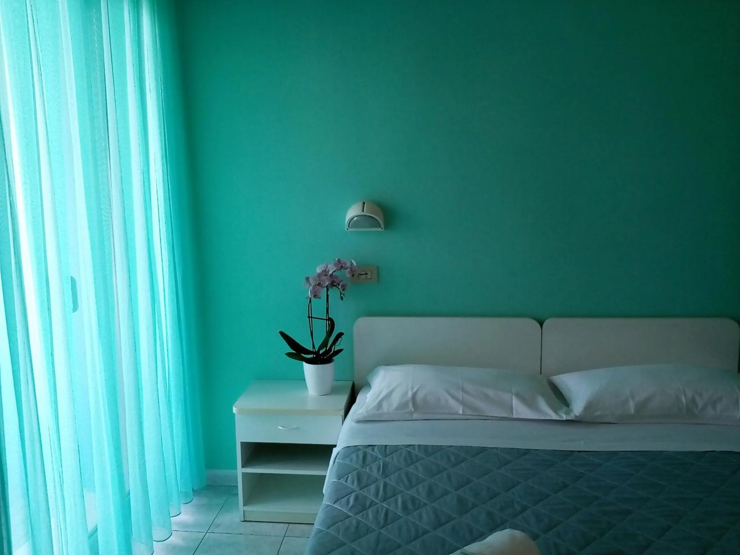 Bed in Hotel Rosalba