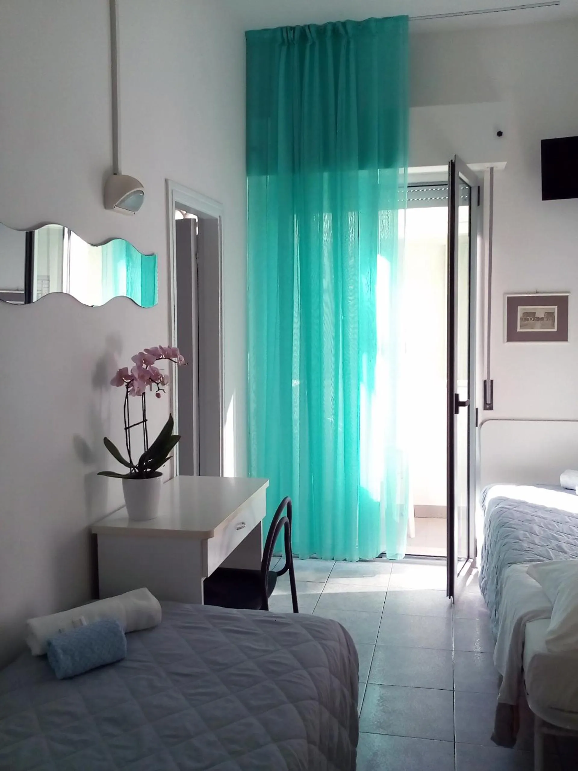 Bed in Hotel Rosalba