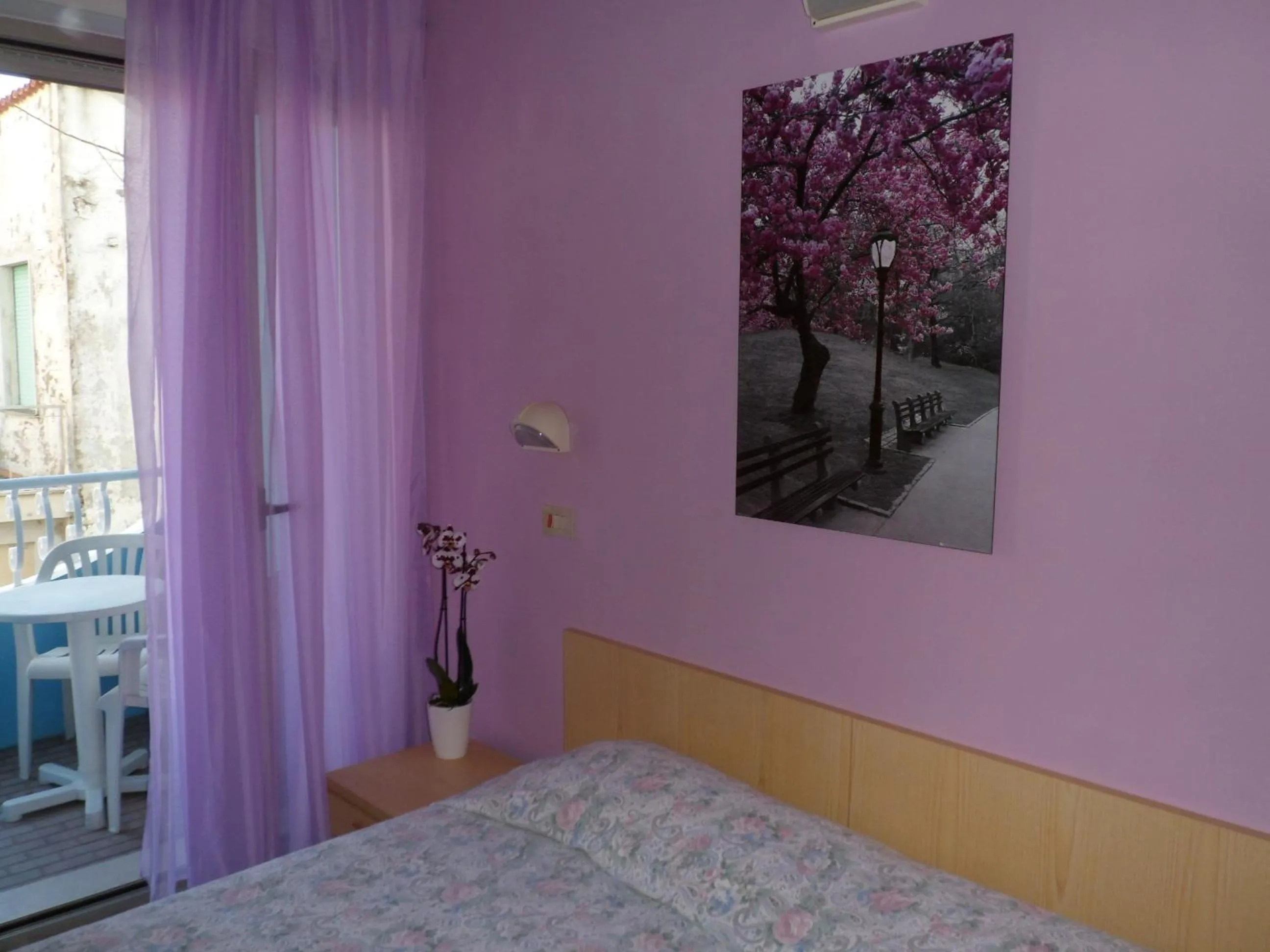 Bed in Hotel Rosalba
