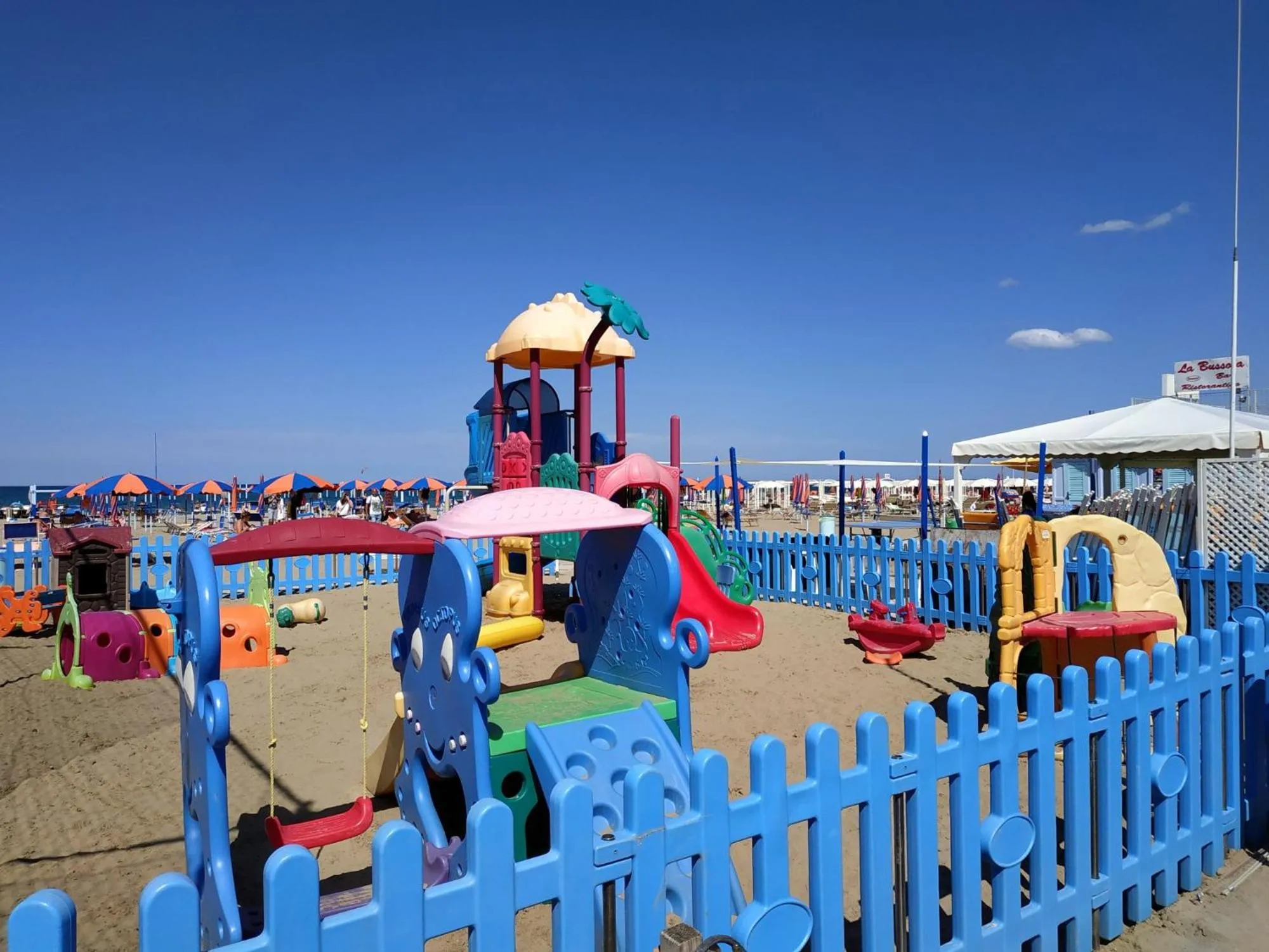 Children play ground in Hotel Rosalba