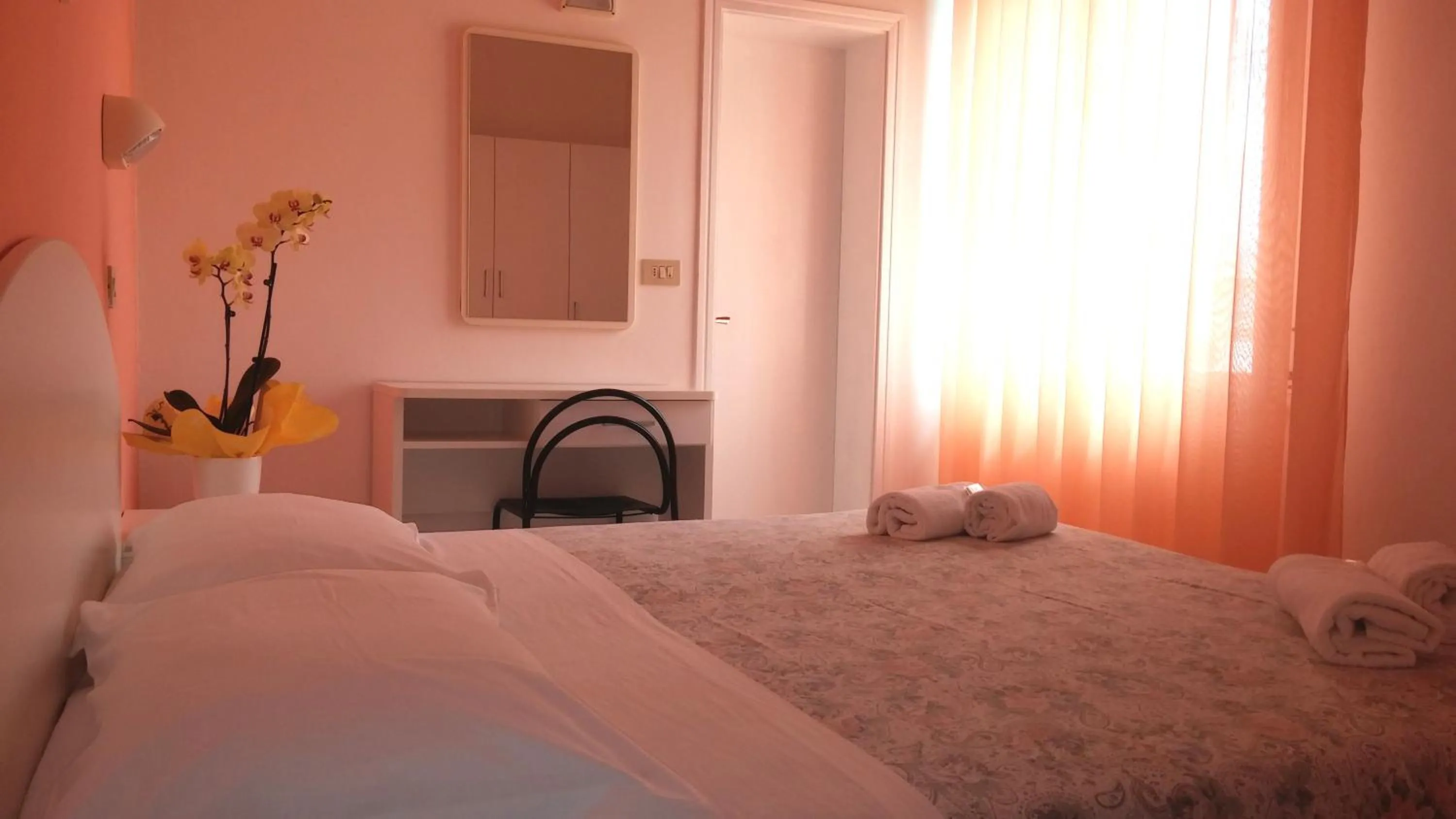 Bed in Hotel Rosalba