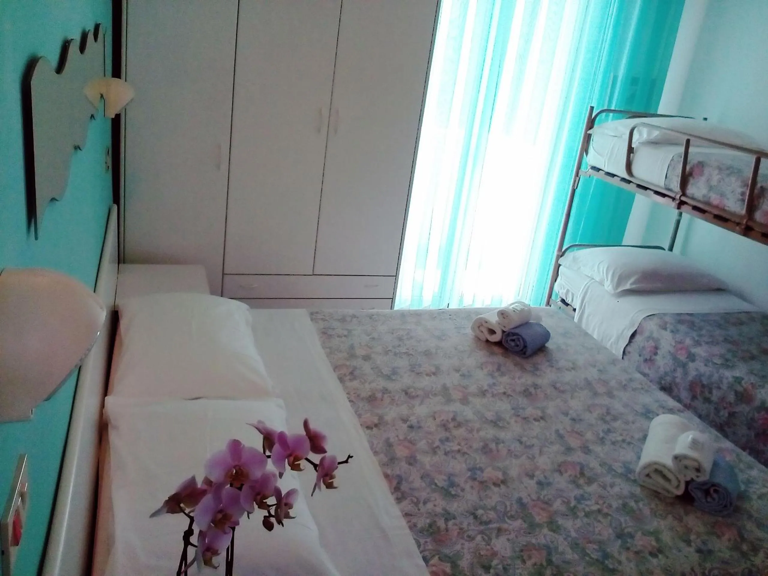 Bed in Hotel Rosalba