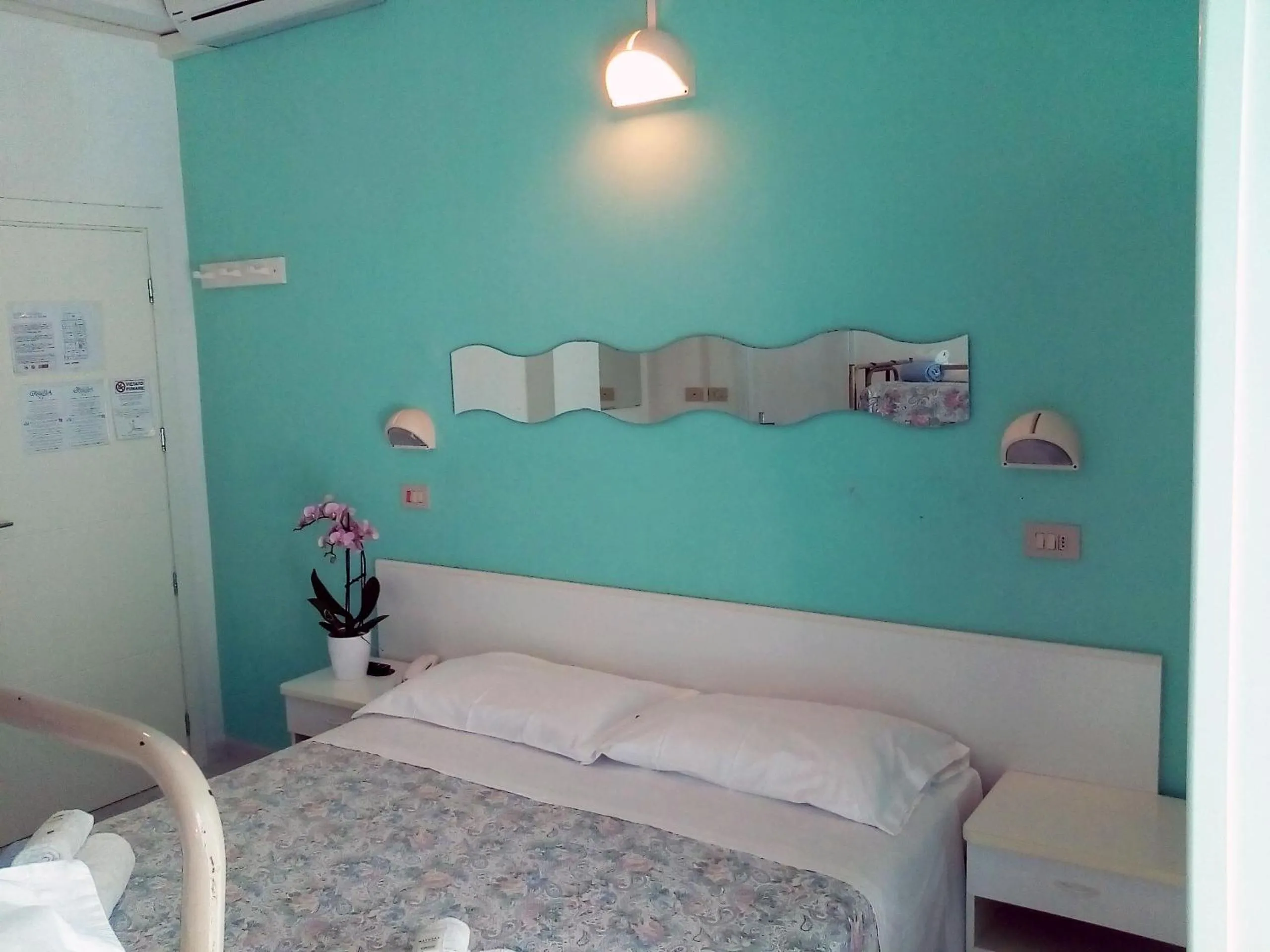 Bed in Hotel Rosalba