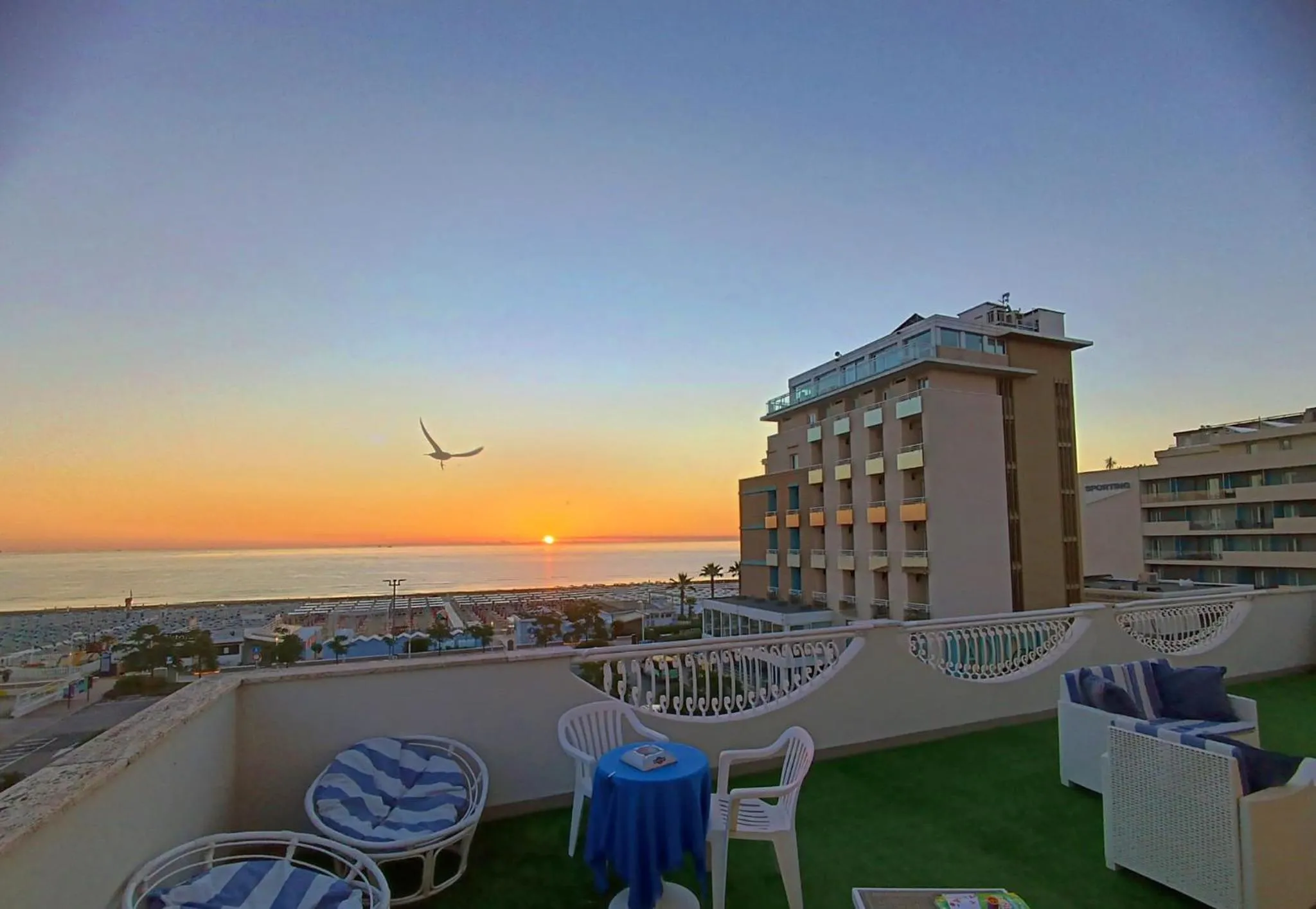 Solarium in Hotel Rosalba