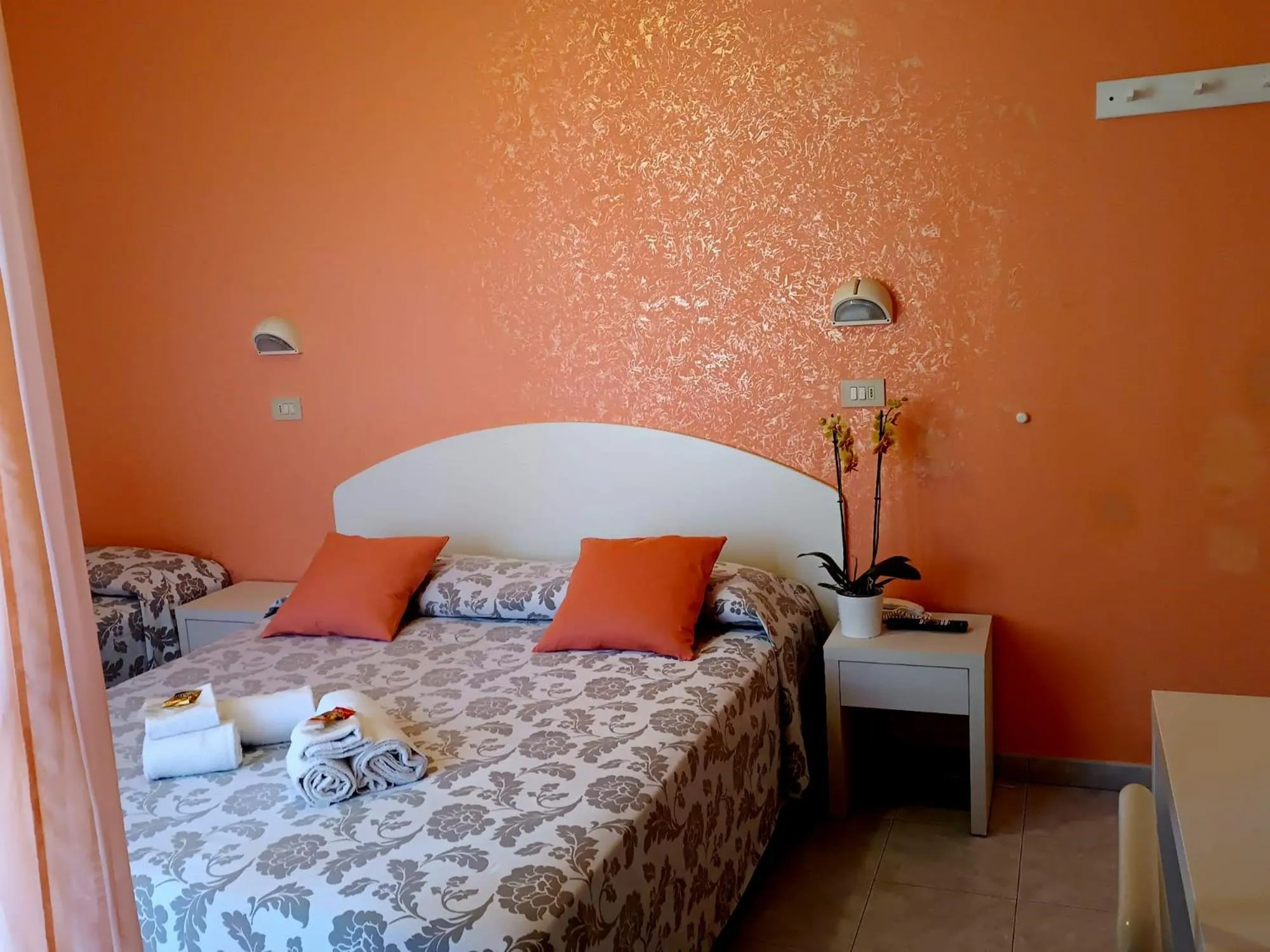 Bedroom, Bed in Hotel Rosalba