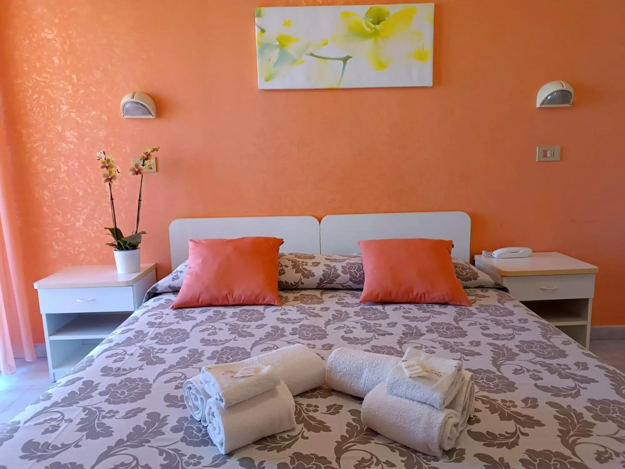 Bedroom, Bed in Hotel Rosalba