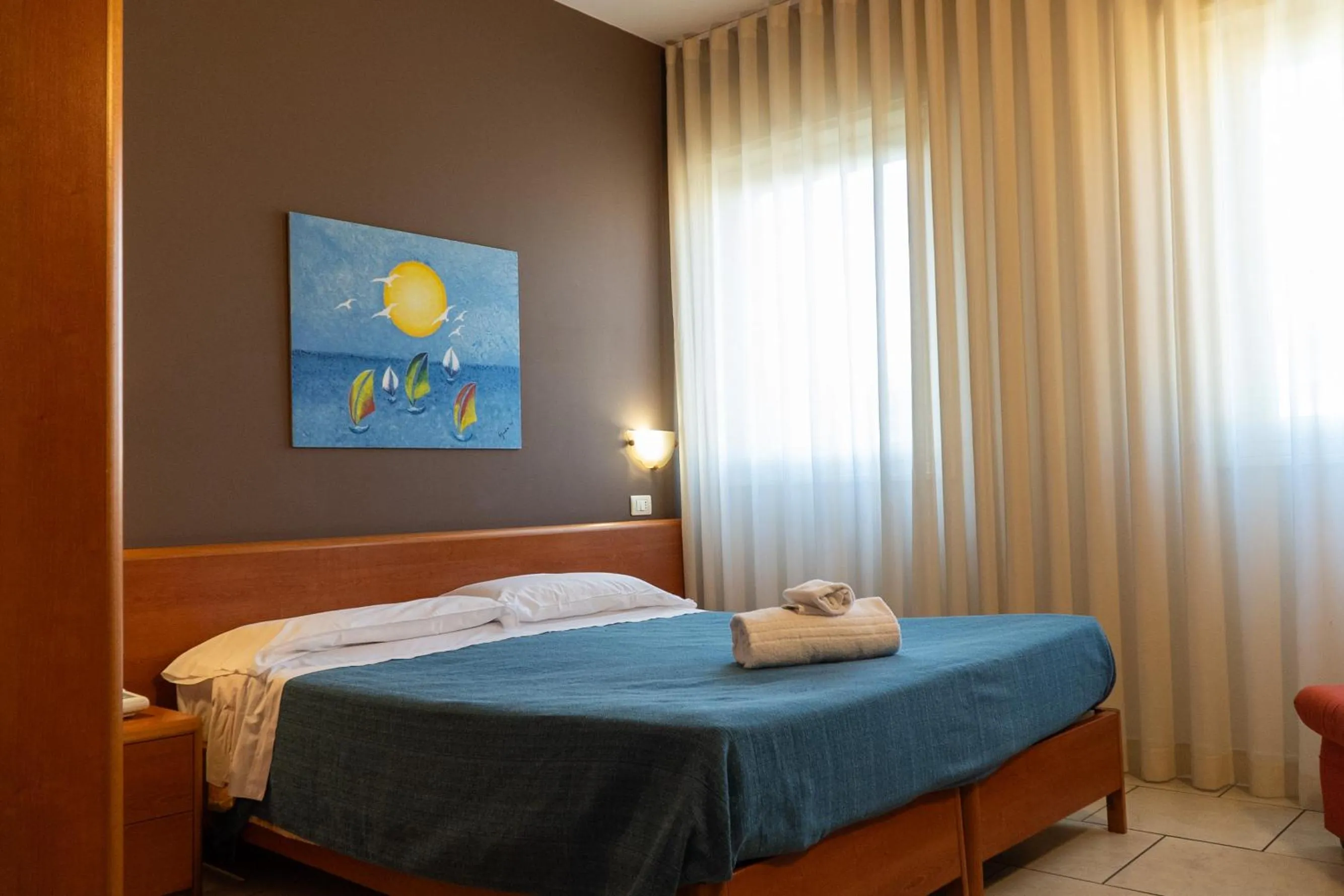 Bed in Hotel Belvedere