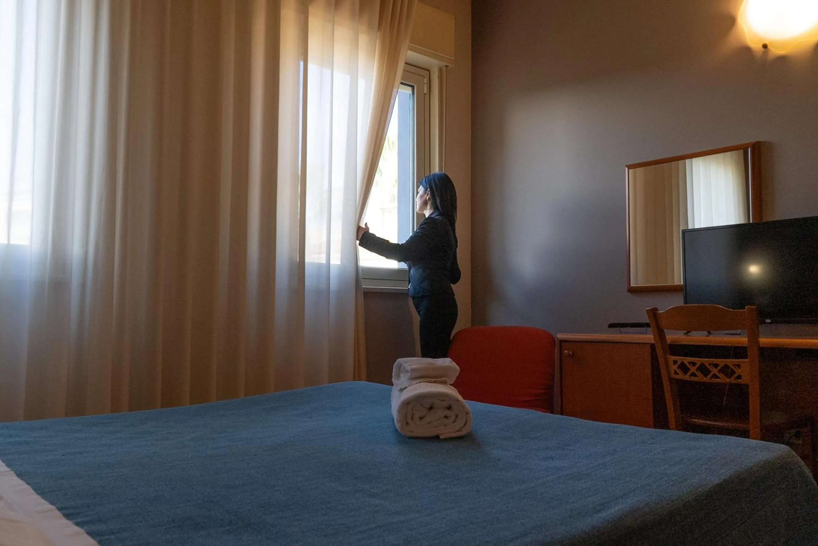 TV and multimedia, Bed in Hotel Belvedere