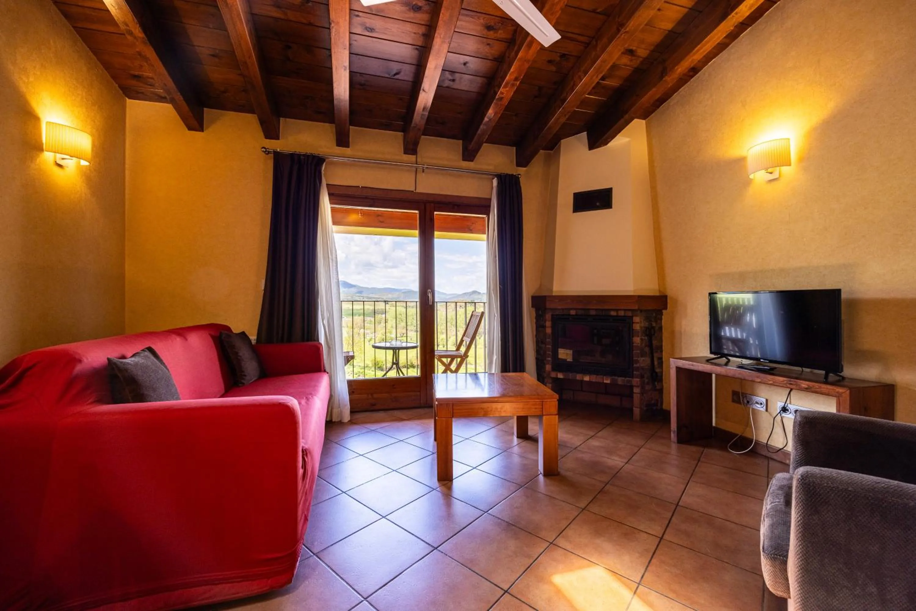 Living room in Aparthotel Bellver