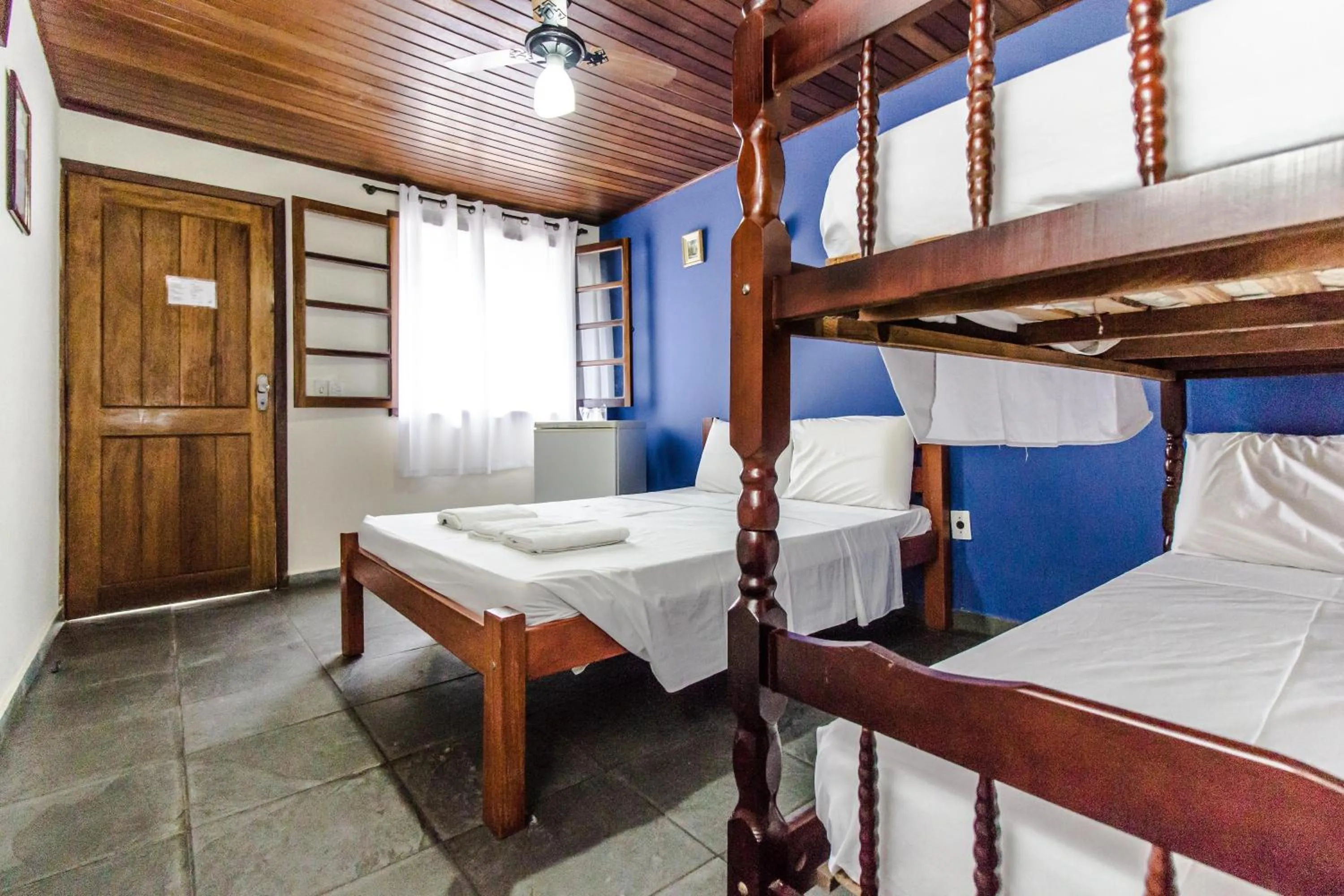 Bed in Viamar Pousada