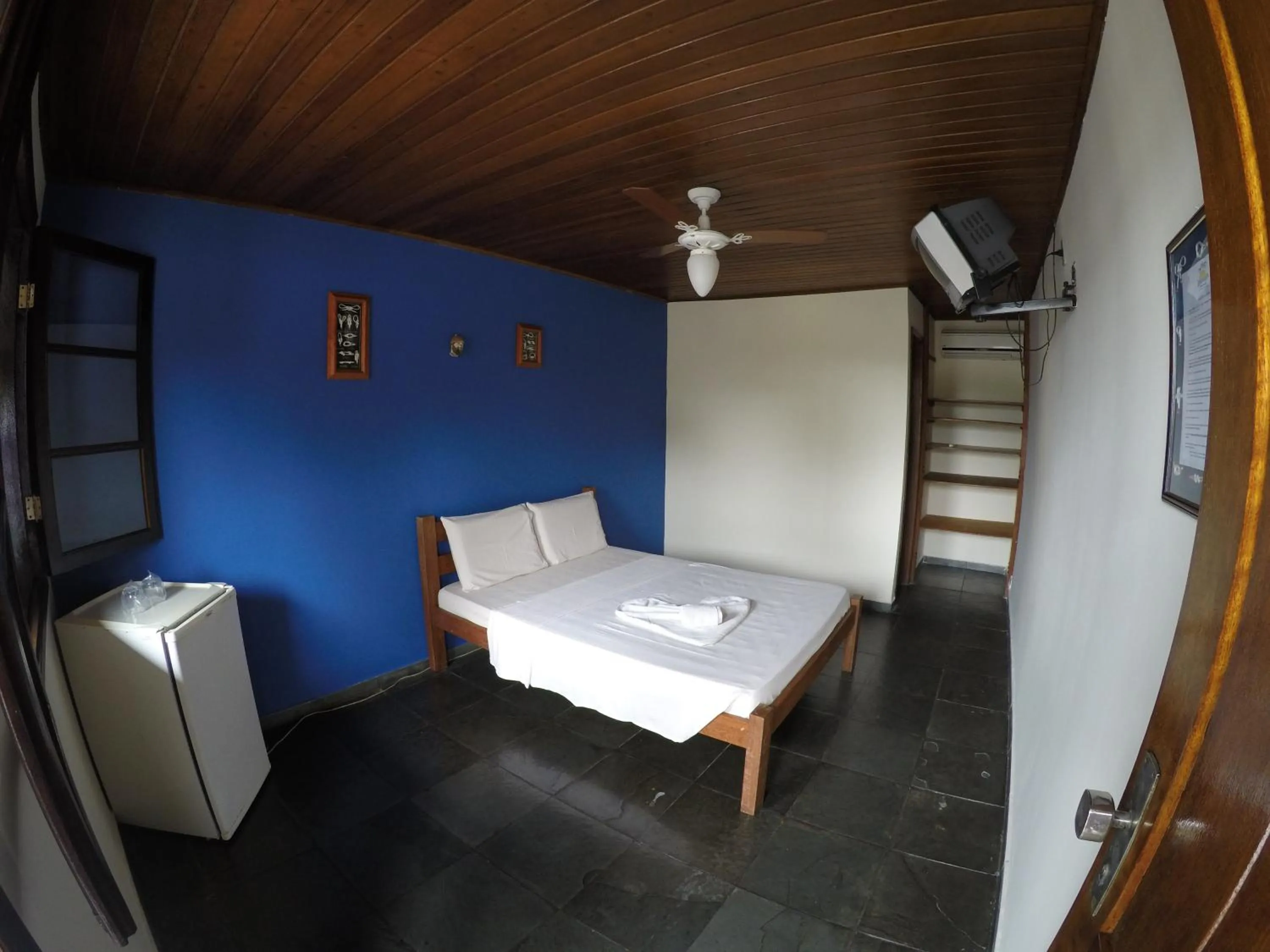 Bed in Viamar Pousada