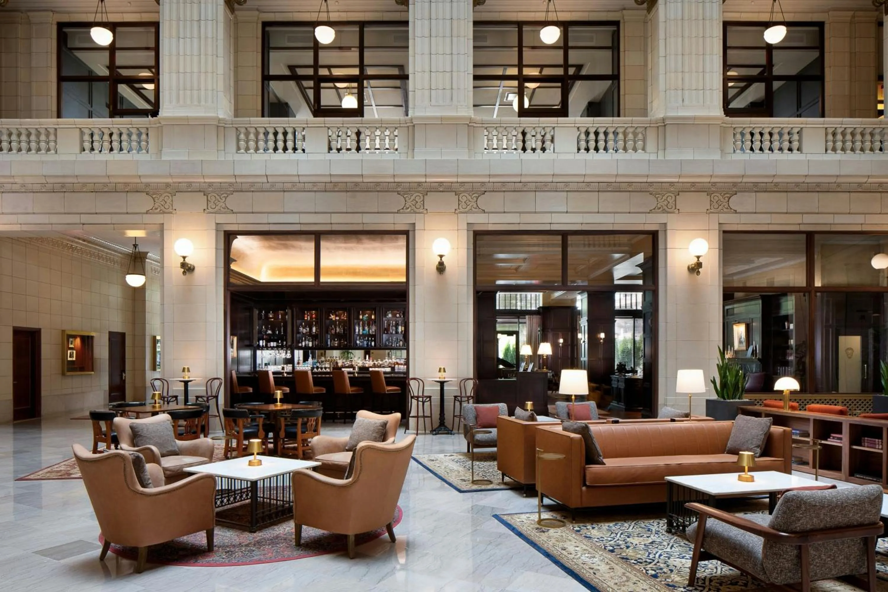 Lobby or reception in Hotel David Whitney, Autograph Collection