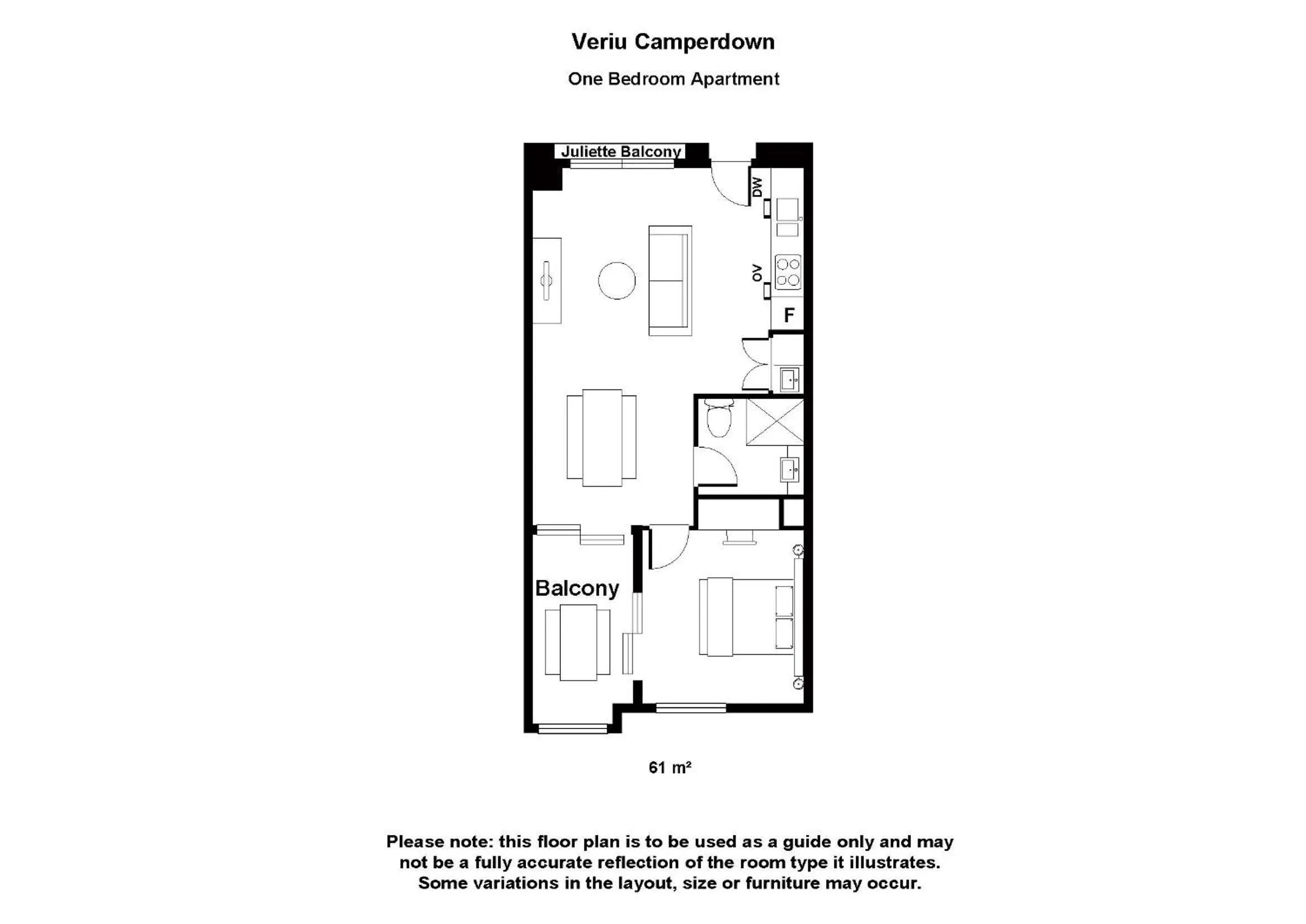 Floor plan in Veriu Camperdown