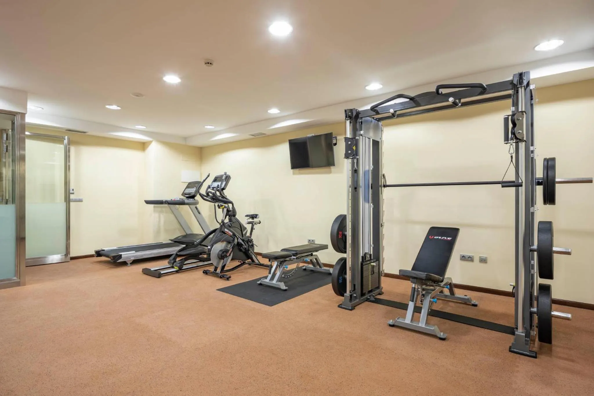 Fitness centre/facilities in Hotel Coia de Vigo