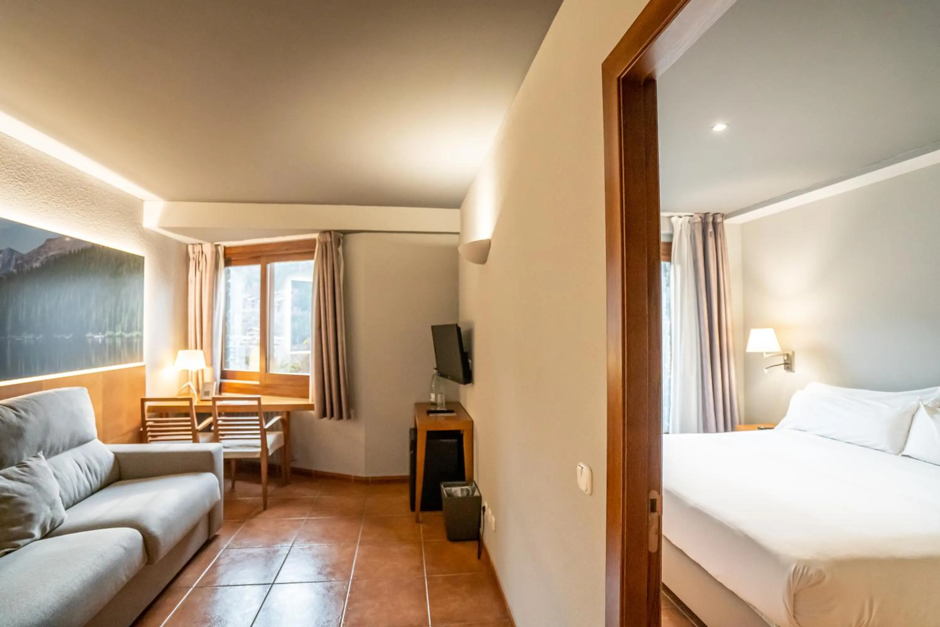 Photo of the whole room, Bed in Abba Xalet Suites Hotel