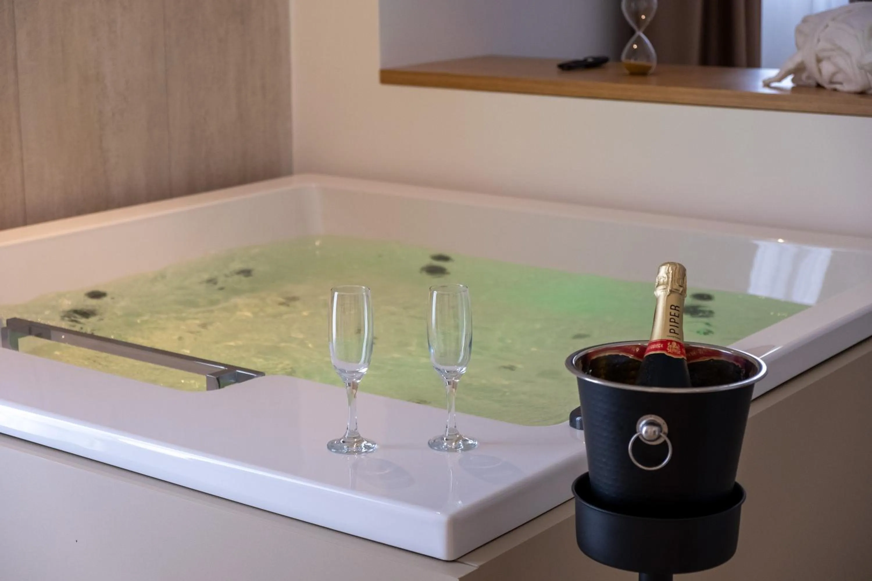 Hot Tub in B&B Le Muse