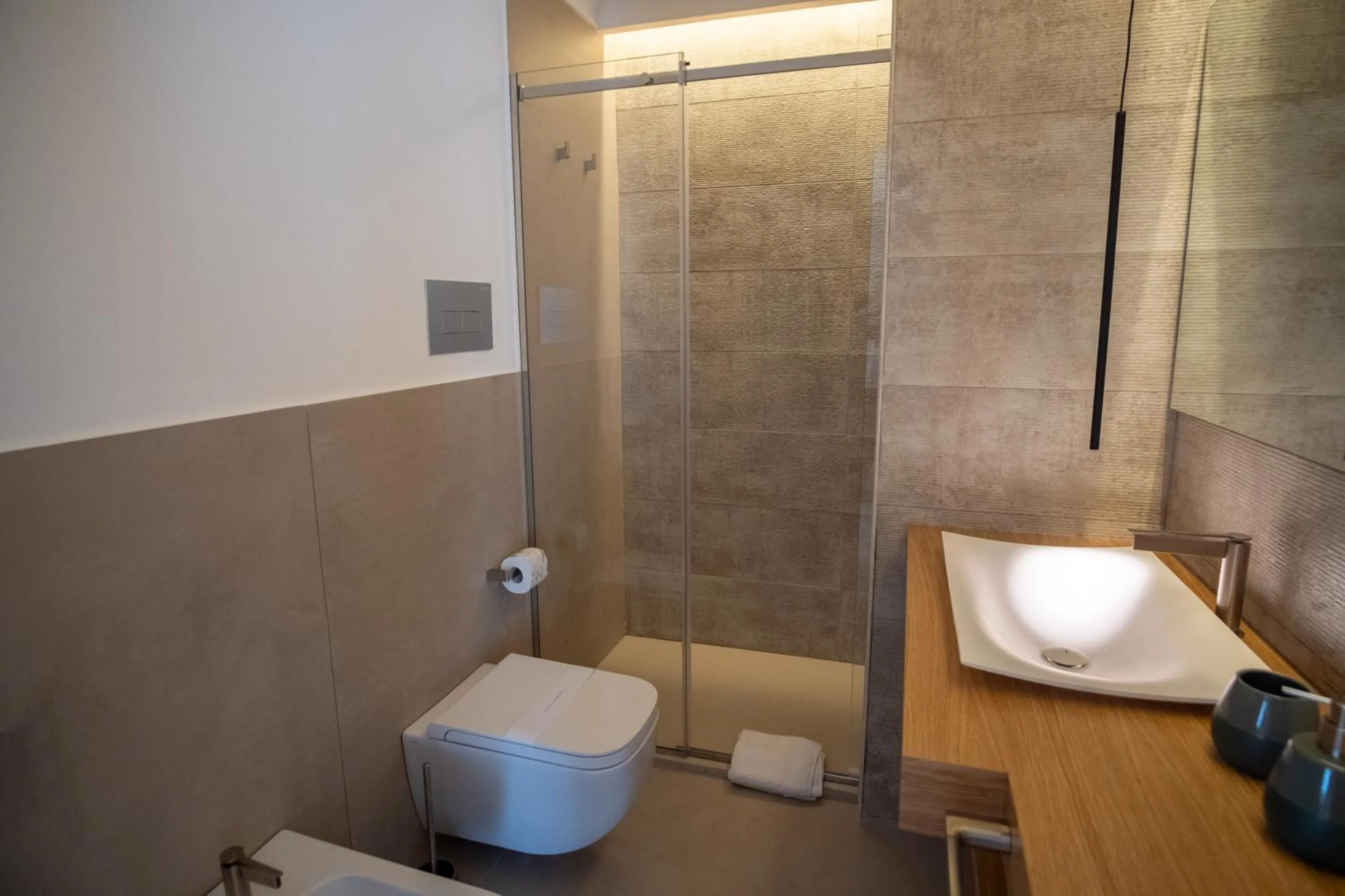 Shower in B&B Le Muse