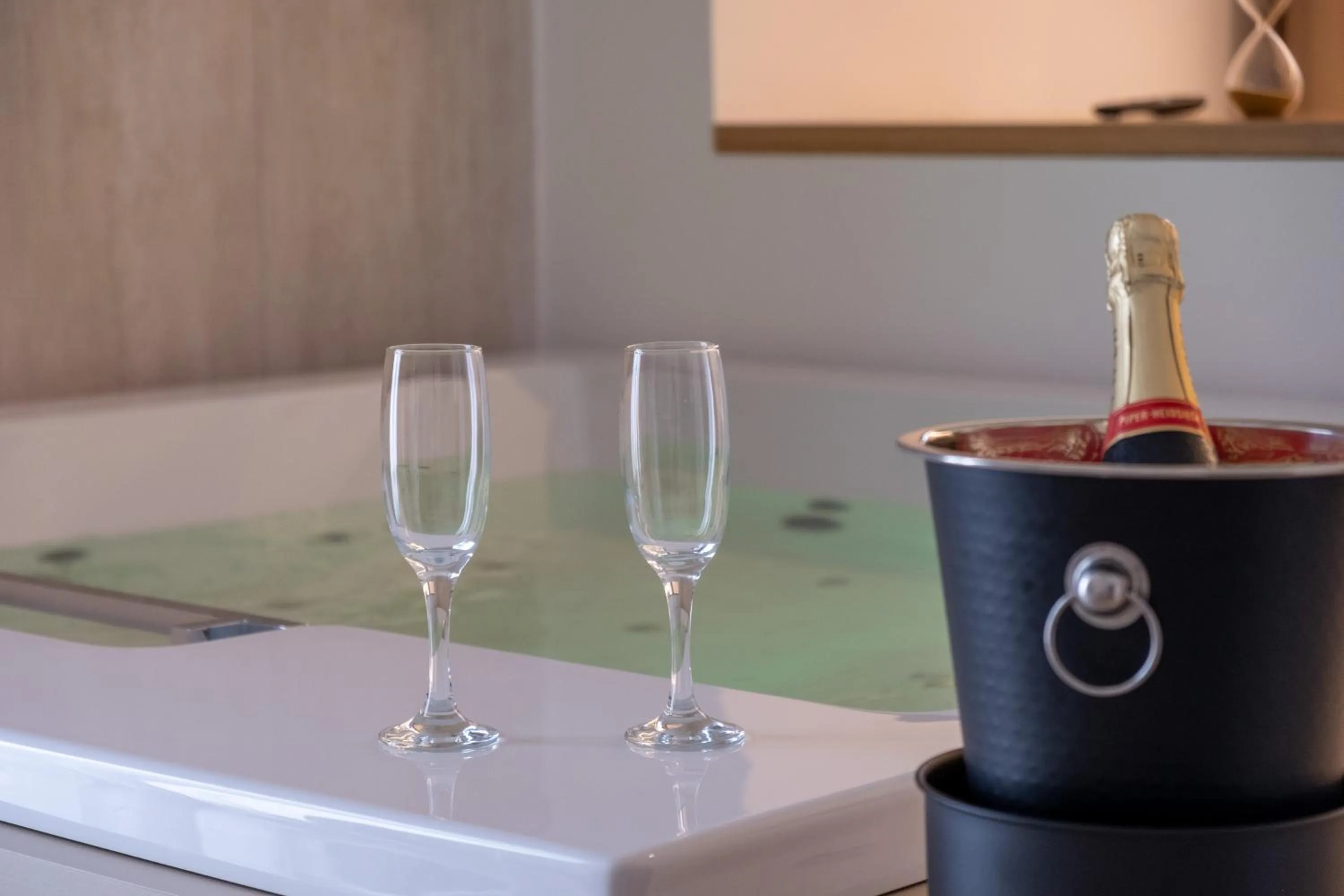 Hot Tub in B&B Le Muse