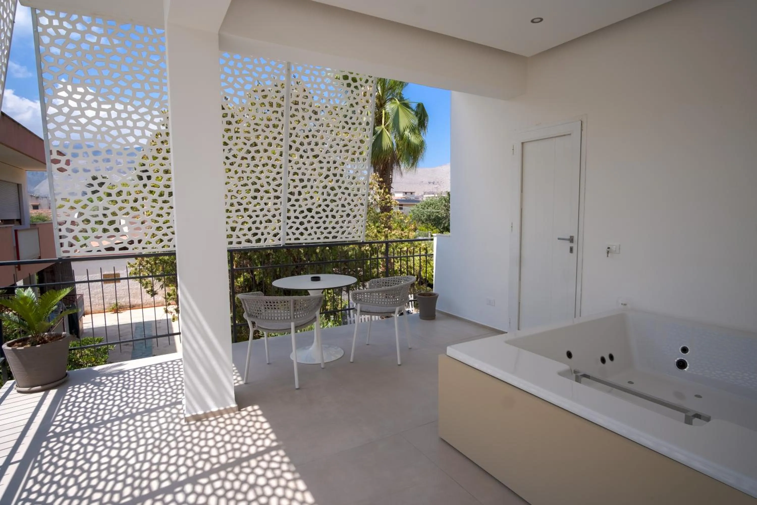 Patio in B&B Le Muse