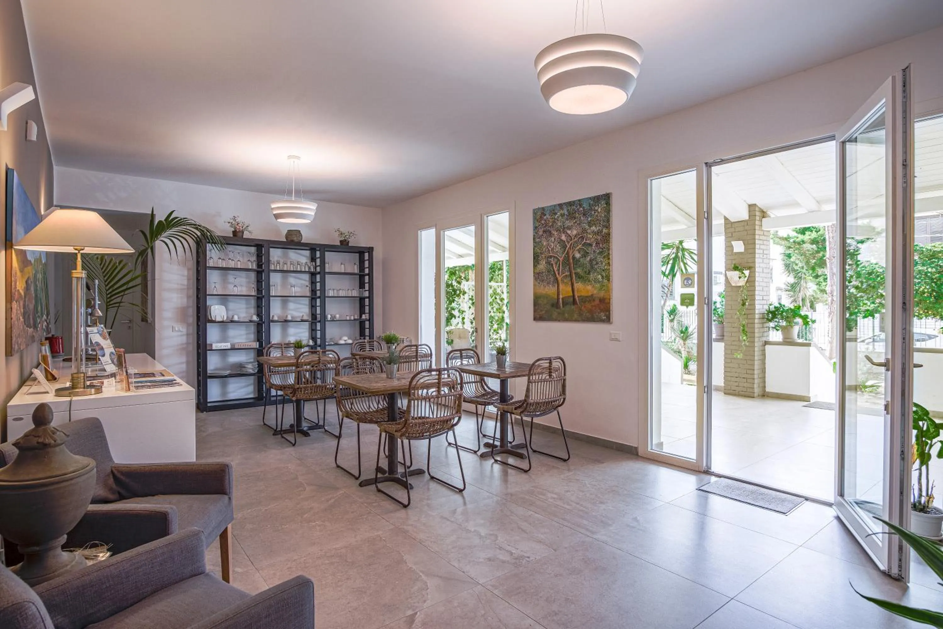 Communal lounge/ TV room in B&B Le Muse