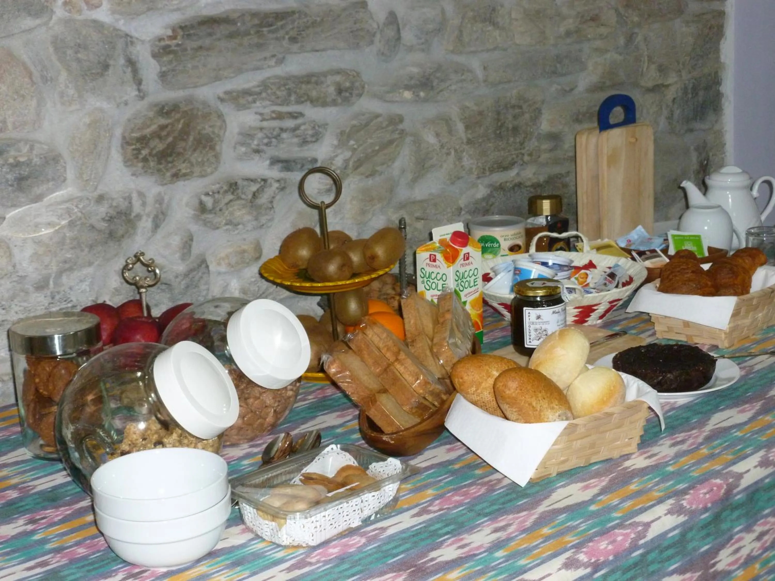Food and drinks in B&B Antica Corte