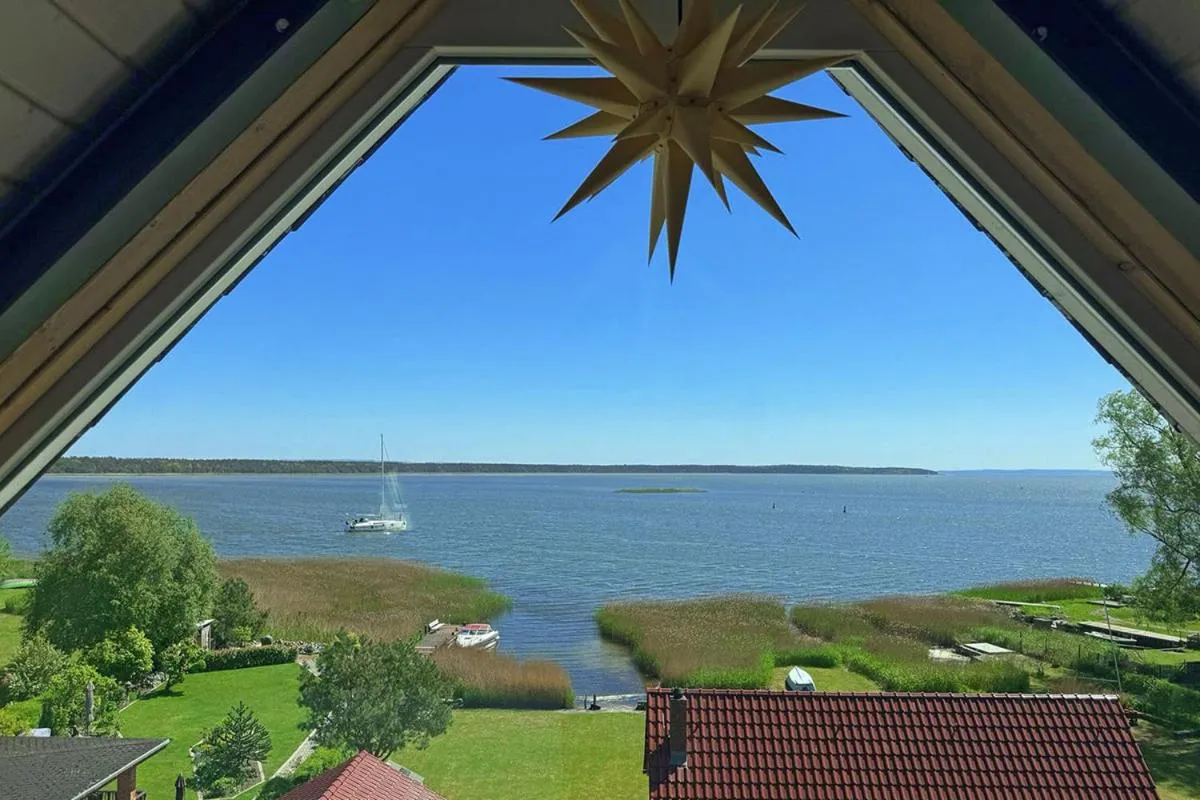 Lake view in Ferienwohnung Boddenzander