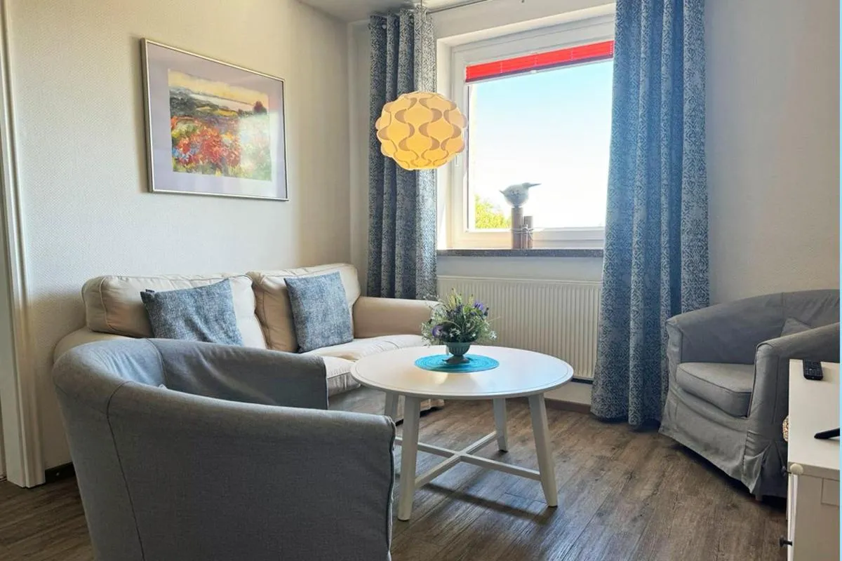 Living room in Ferienwohnung Boddenzander