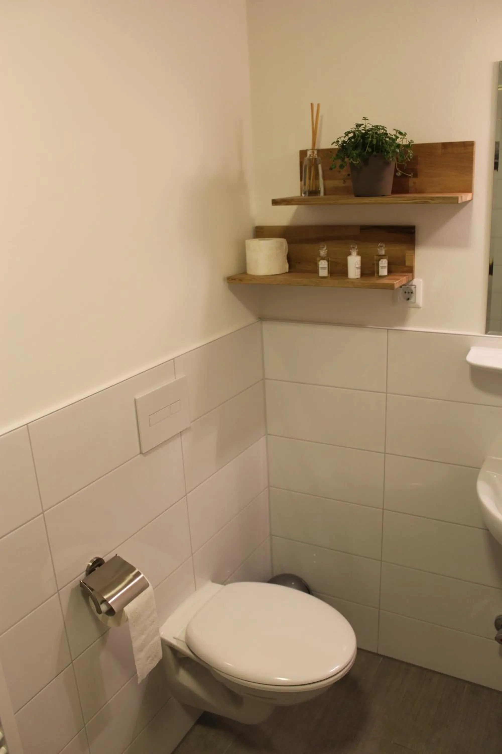 Toilet in Gasthof und Pension zum Löwen