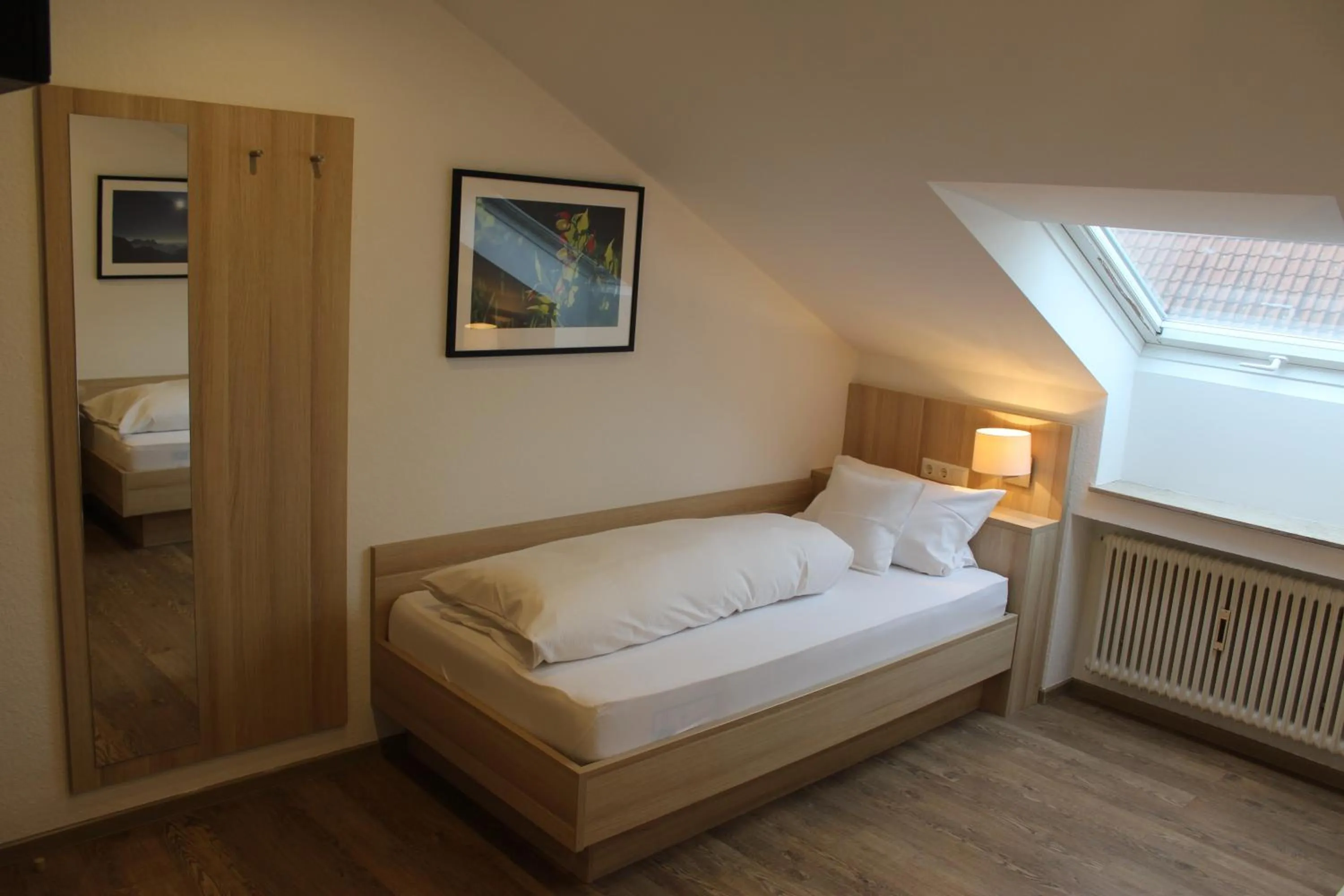 Photo of the whole room, Bed in Gasthof und Pension zum Löwen