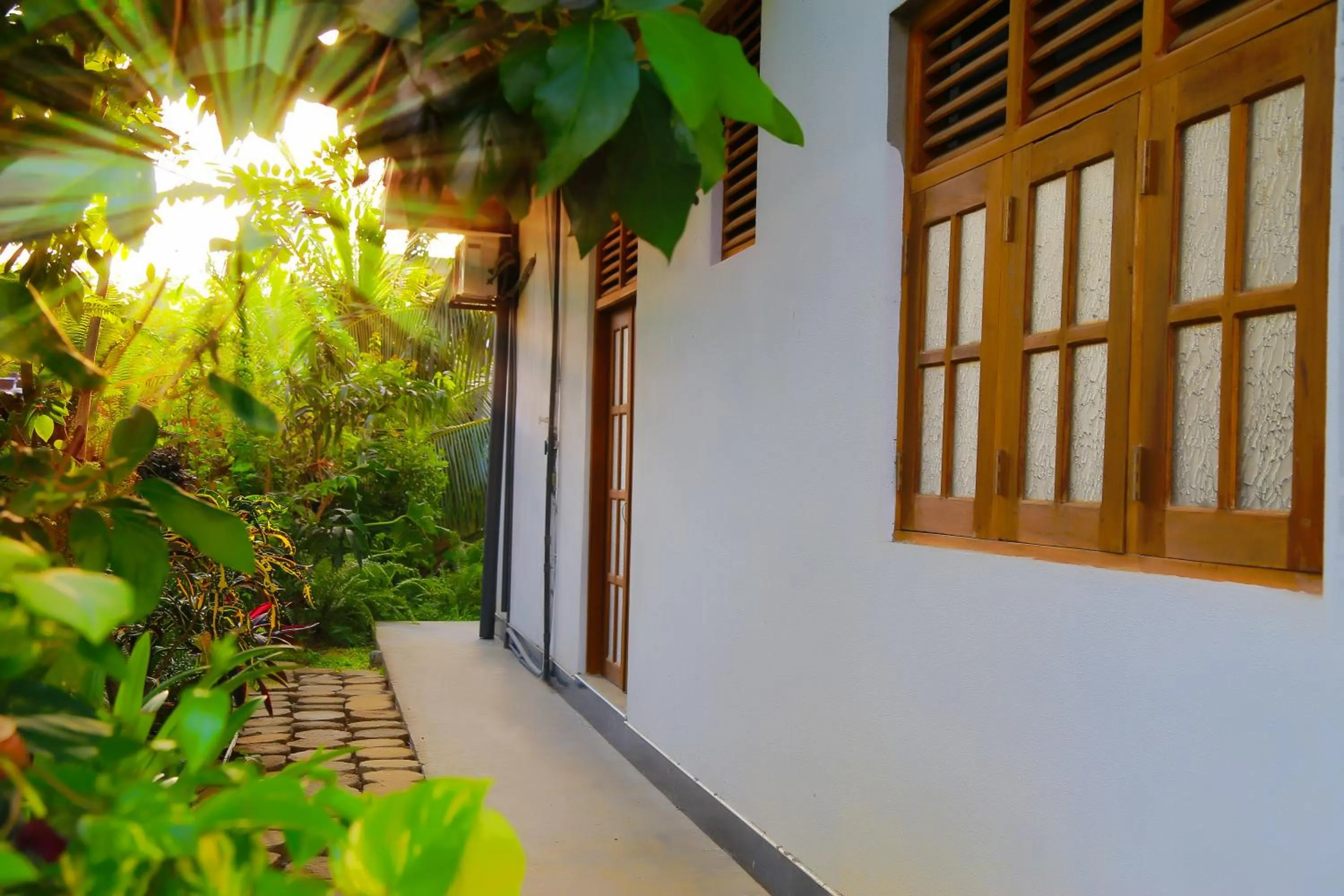 Garden view in Eagle Homestay