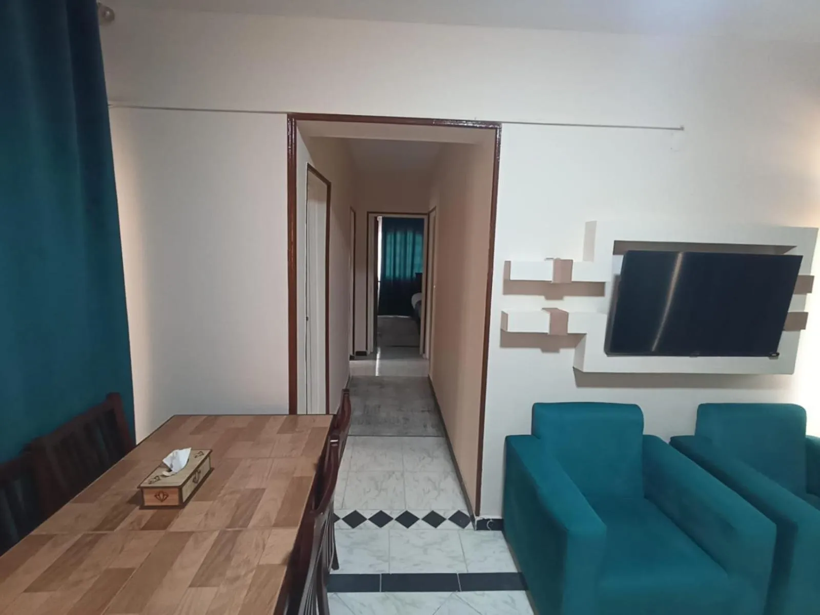 Living room in El Obayed Apartments Armed Forces